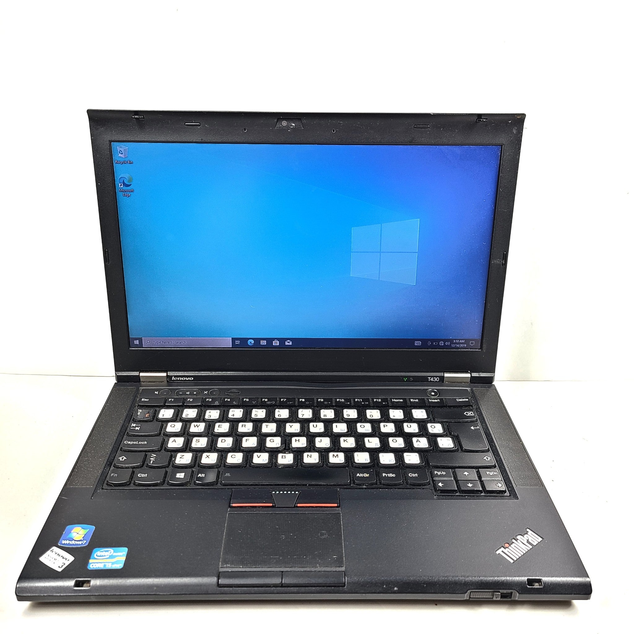 Lenovo ThinkPad T430 14" Laptop - Intel i5-3320M - 4GB RAM 256GB SSD - Black