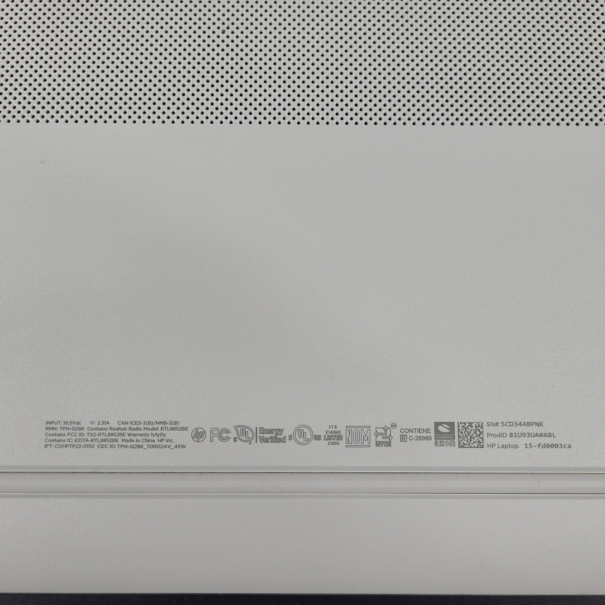 HP Laptop 15-fd0003ca 15.6" Laptop - Intel i5-1335U - 1TB SSD 8GB RAM - Silver