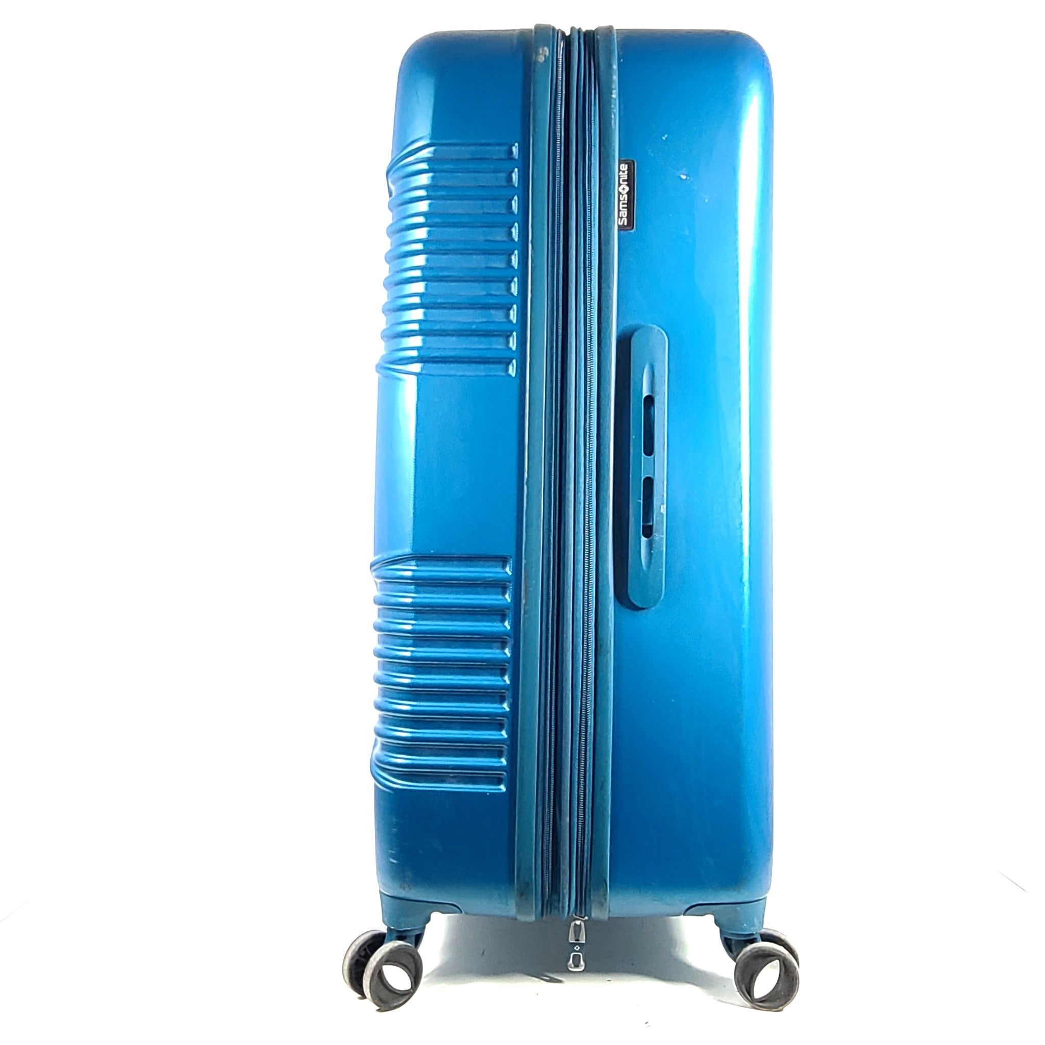 Samsonite 30" Bicknell Large Spinner Luggage Light Hardshell Expanding Sky Blue