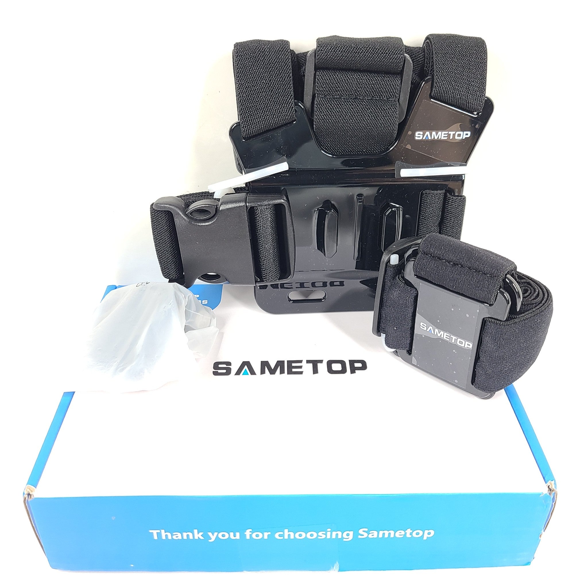 Sametop Head Strap and Chest Harness Compatible with GoPro & DJI Osmo