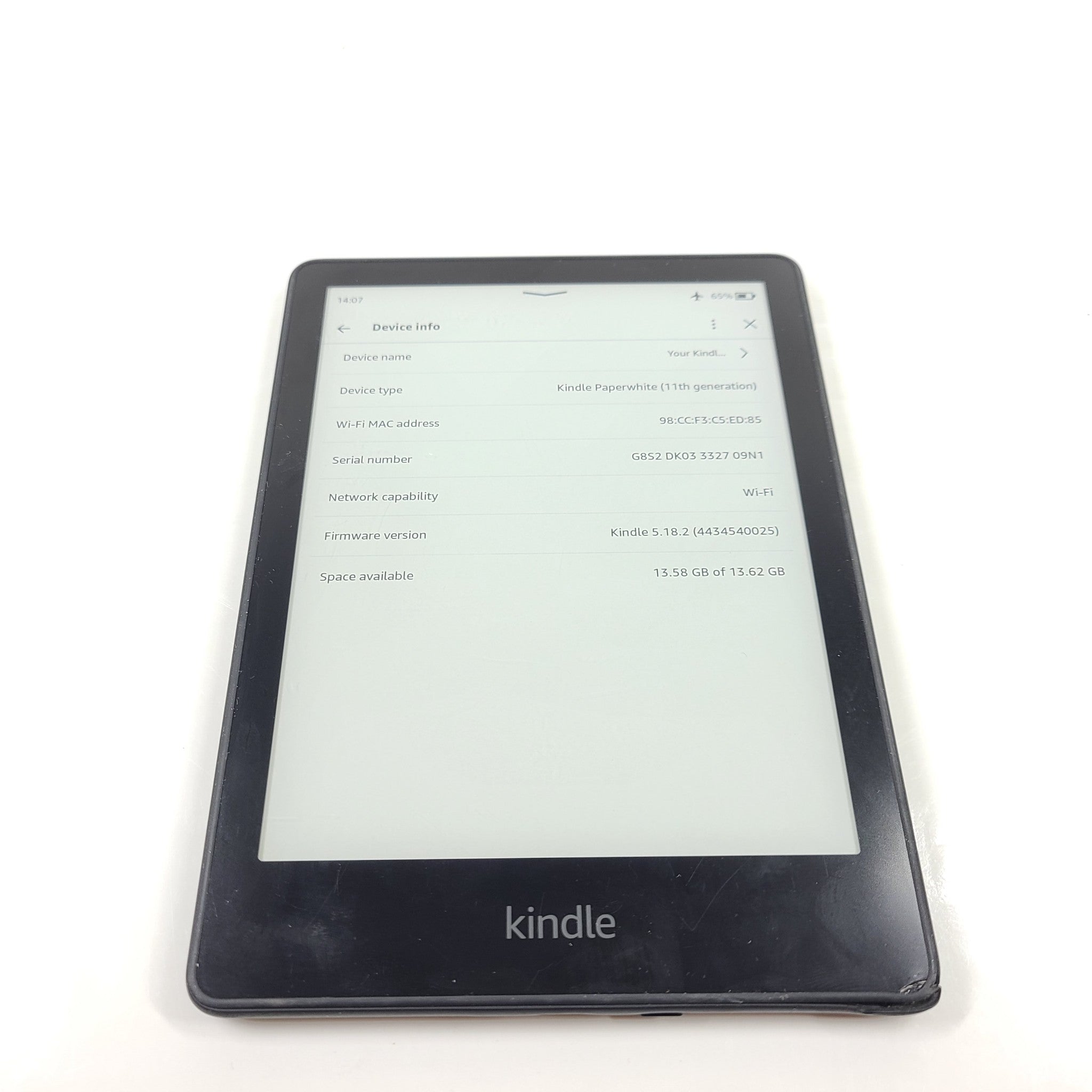 Amazon Kindle Paperwhite 11th Gen. 16GB, Wi-Fi, 6.8" - Black - READ