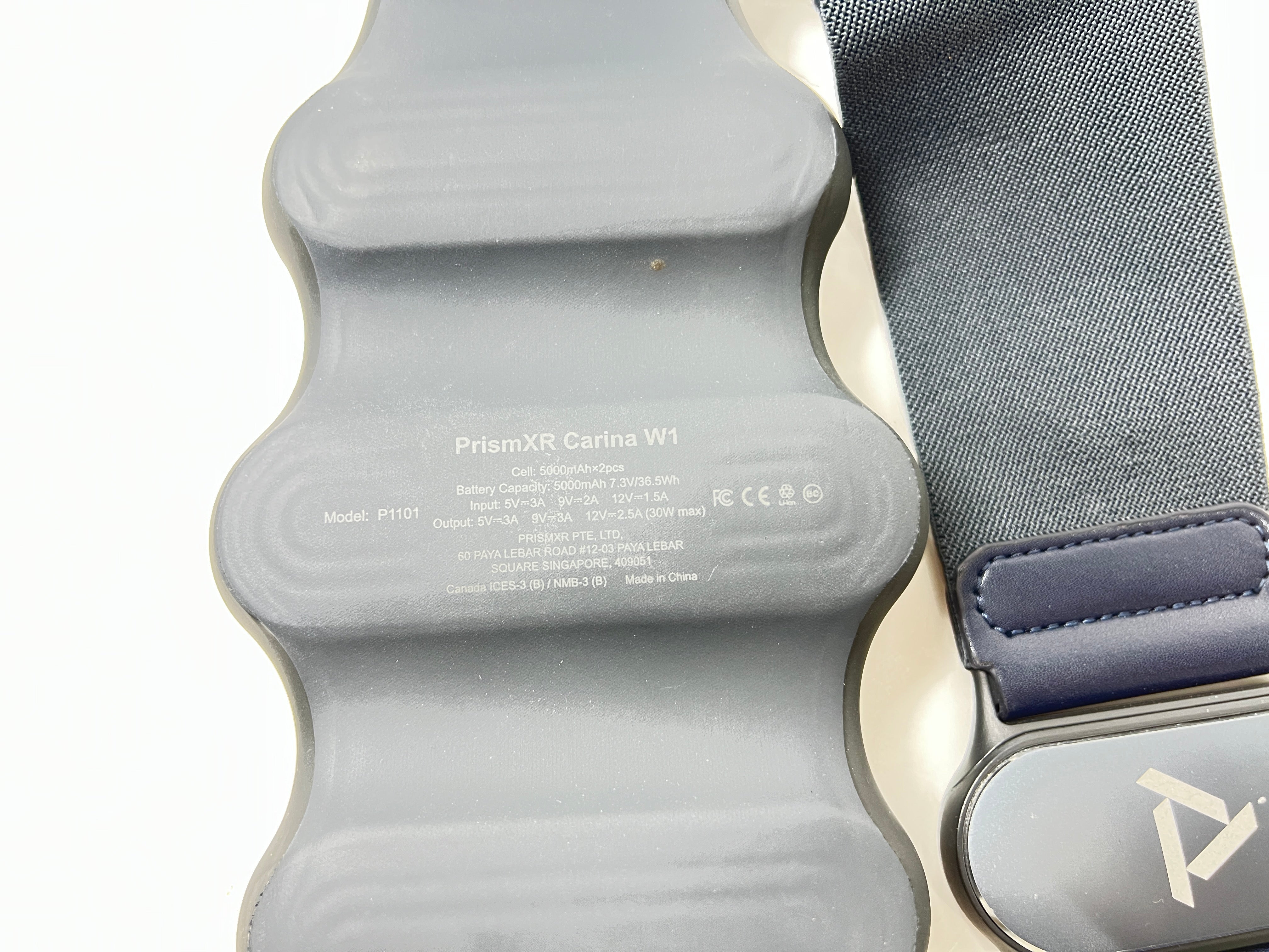 PrismXR Carina W1 Wearable Haptics Belt Blue P1101