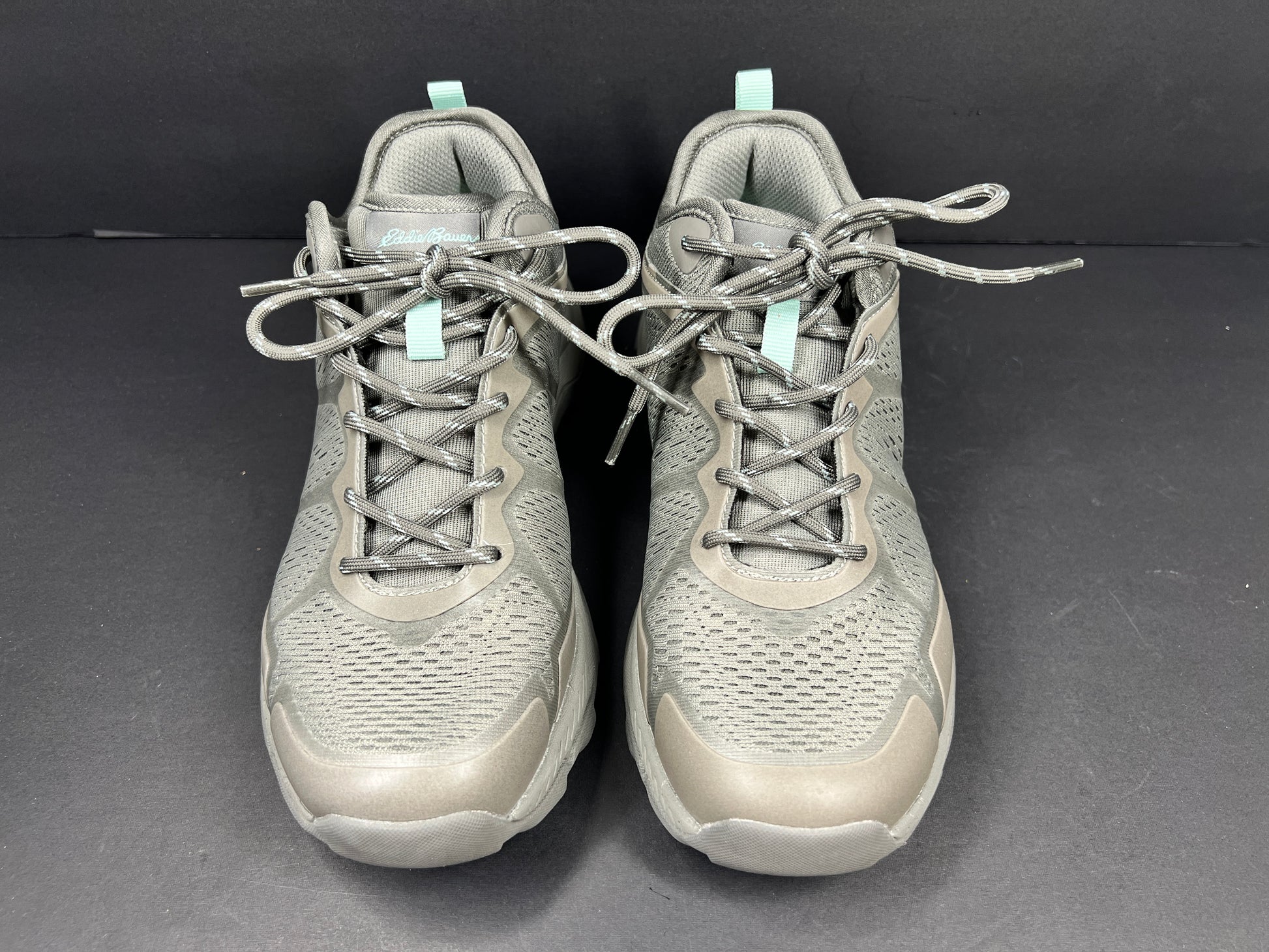 A pair of women's trail shoes by Eddie Bauer in size 7