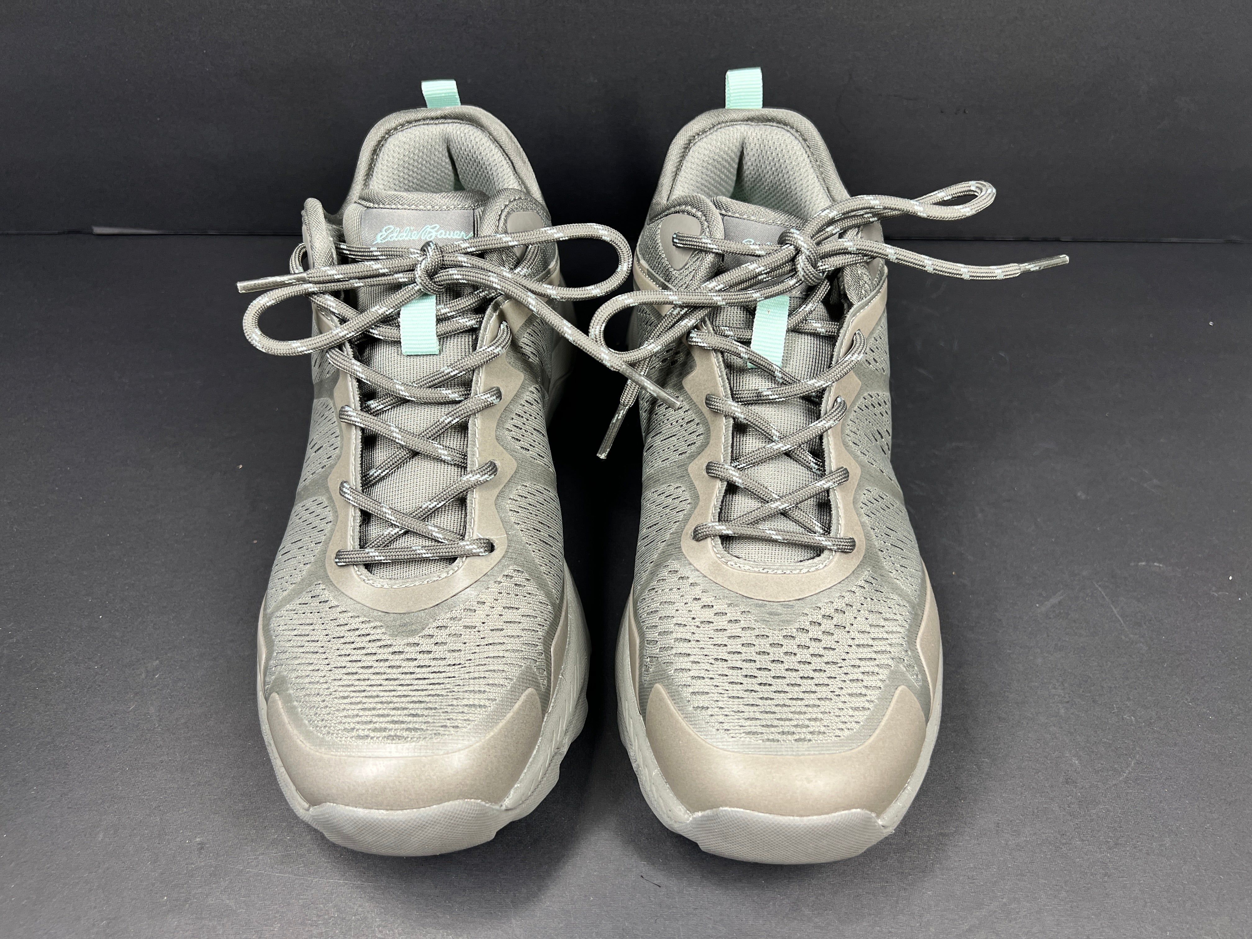 A pair of women's trail shoes by Eddie Bauer in size 7