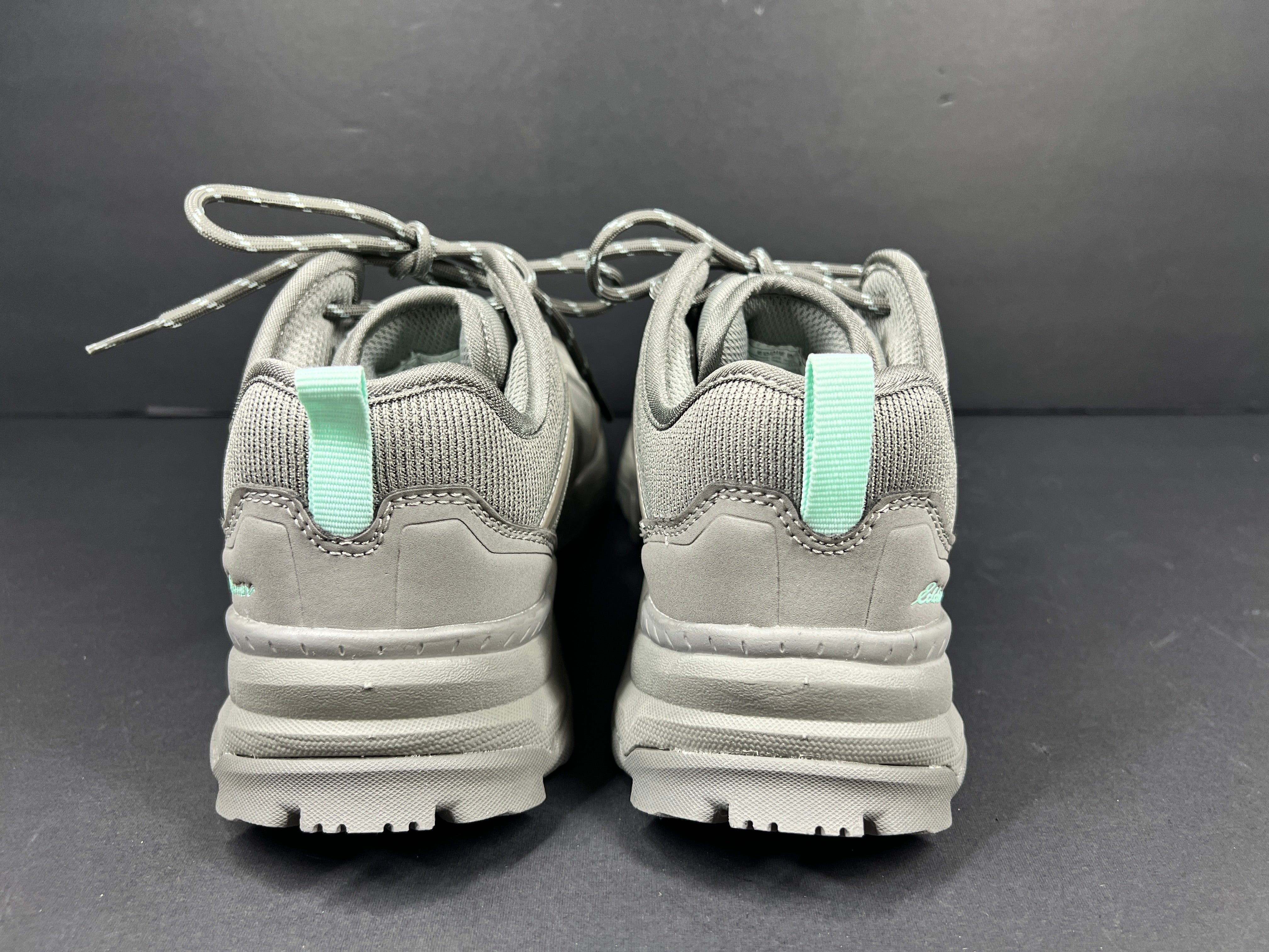 A pair of women's trail shoes by Eddie Bauer in size 7