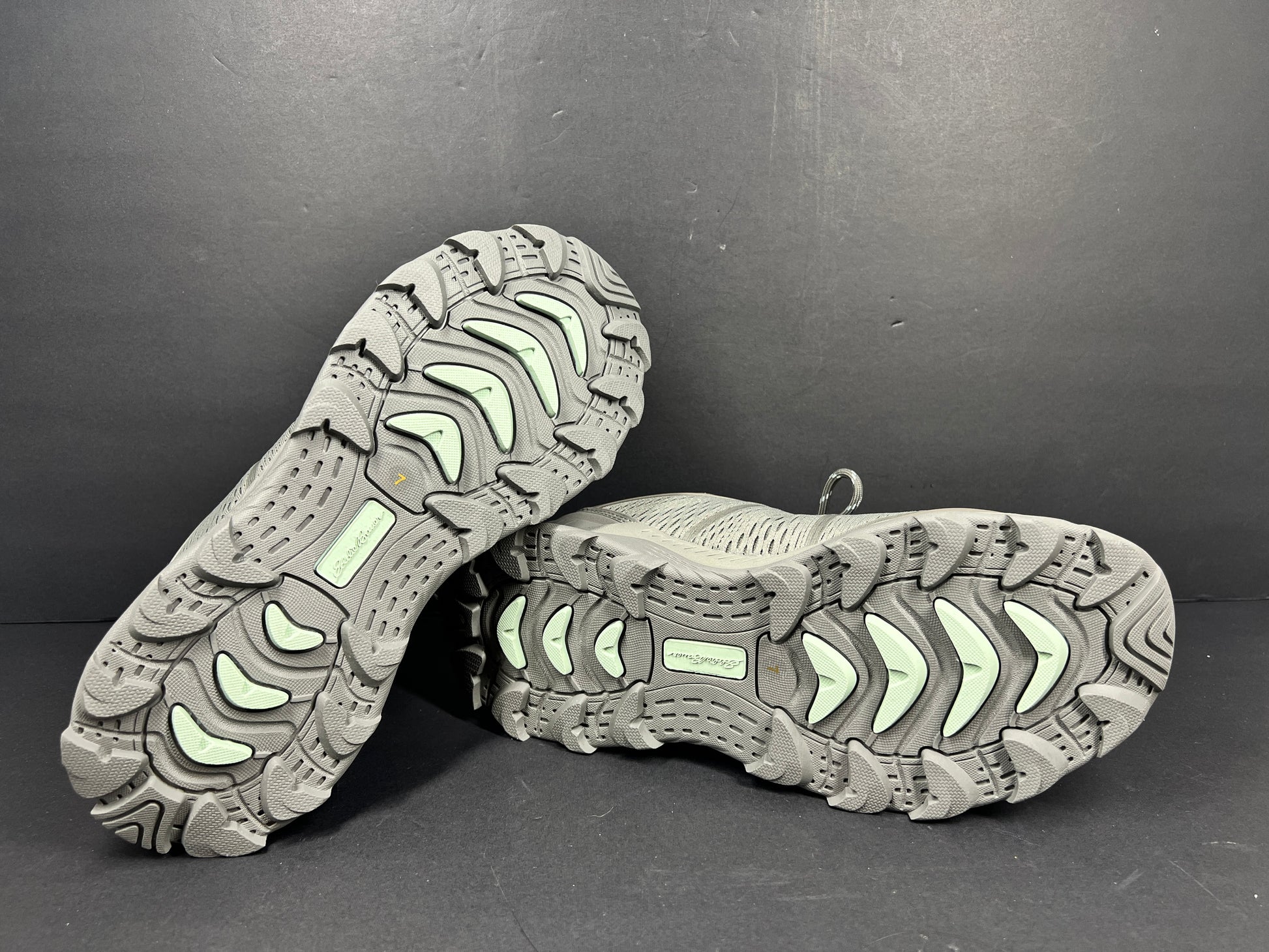 A pair of women's trail shoes by Eddie Bauer in size 7