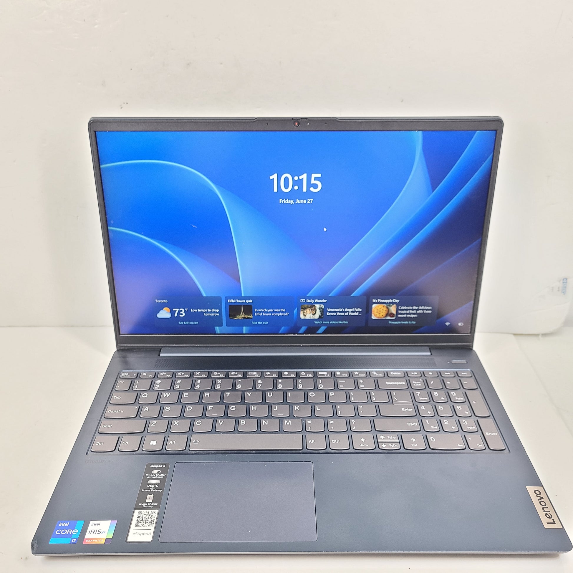 A powerful Lenovo IdeaPad 5 15ITL05 laptop with Intel Core i7 processor and 12GB RAM