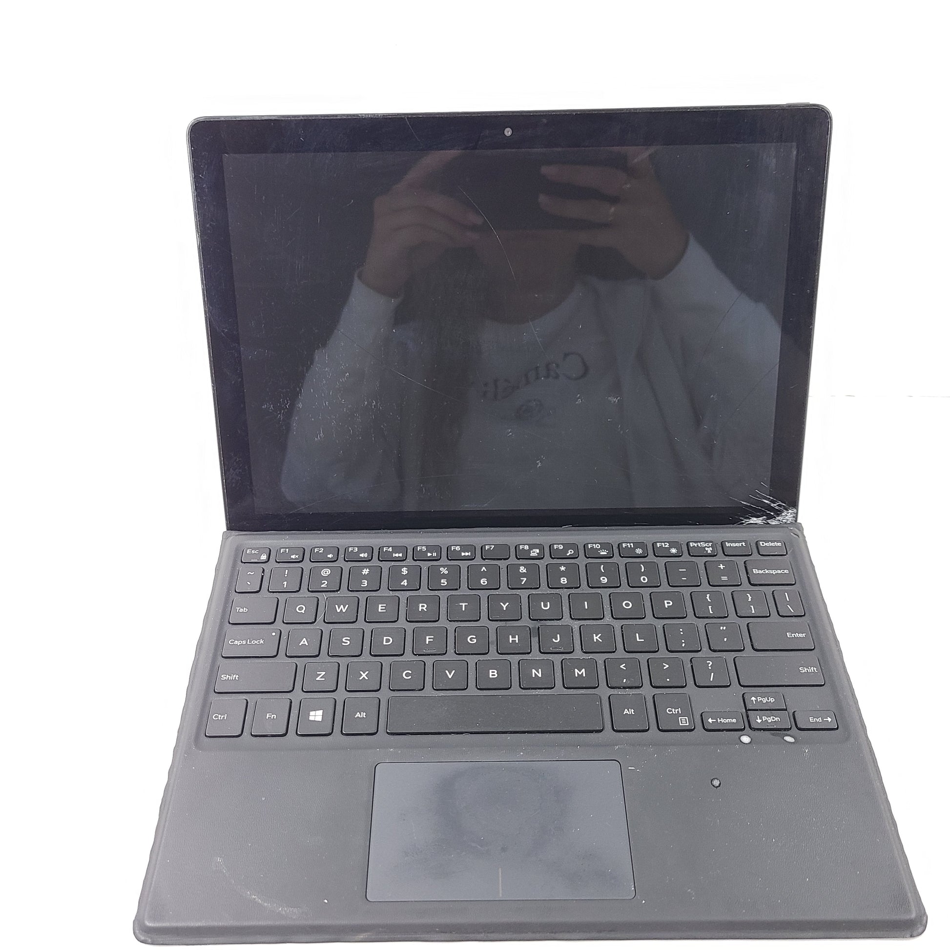 A professional Dell Latitude 5285 Tablet with Intel i7-7600U, 16GB RAM, and 256GB SSD