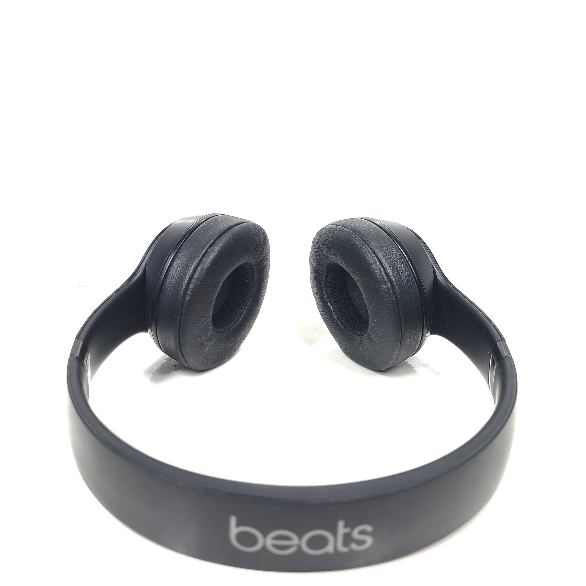 A pair of black Beats Solo 3 Wireless Headphones