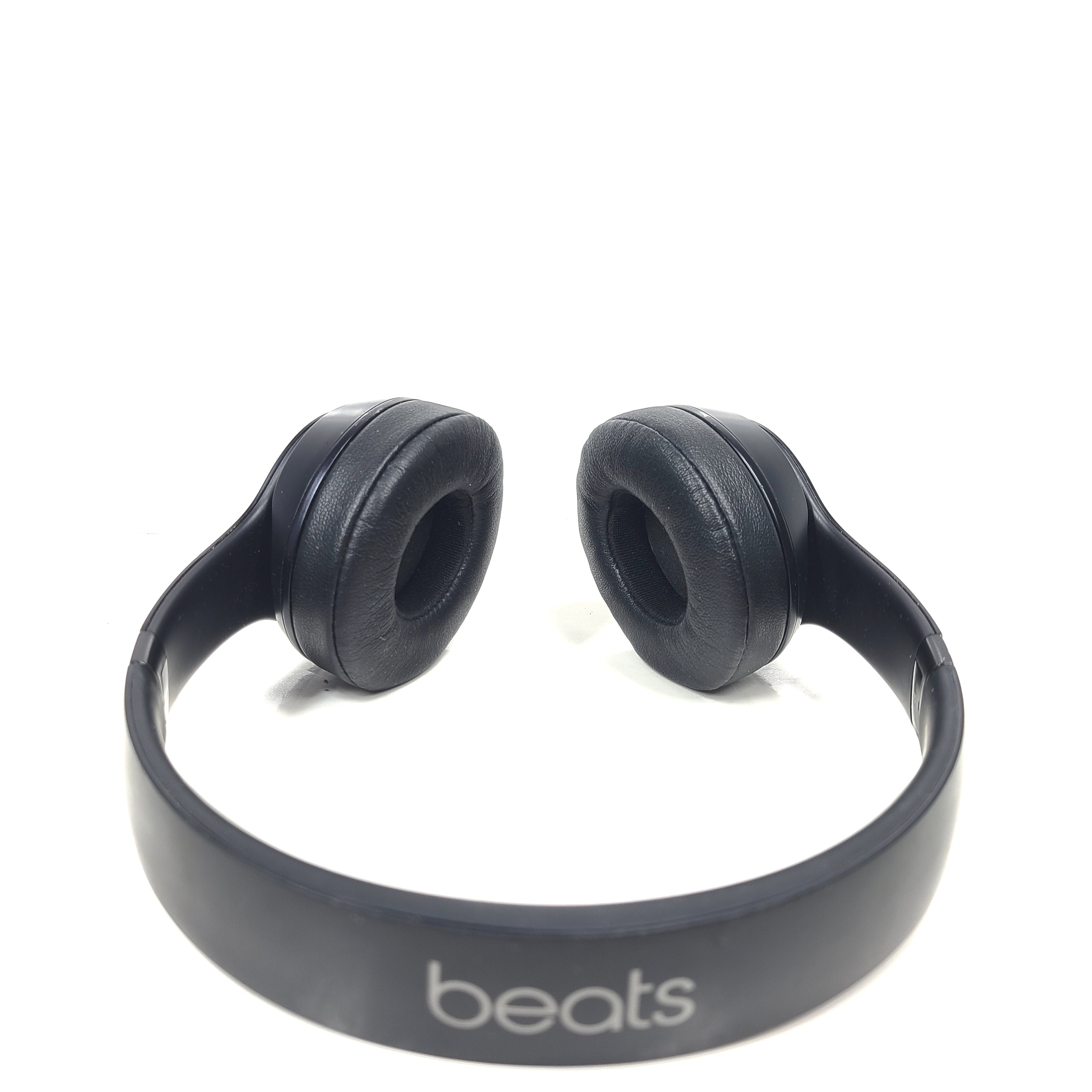 A pair of black Beats Solo 3 Wireless Headphones