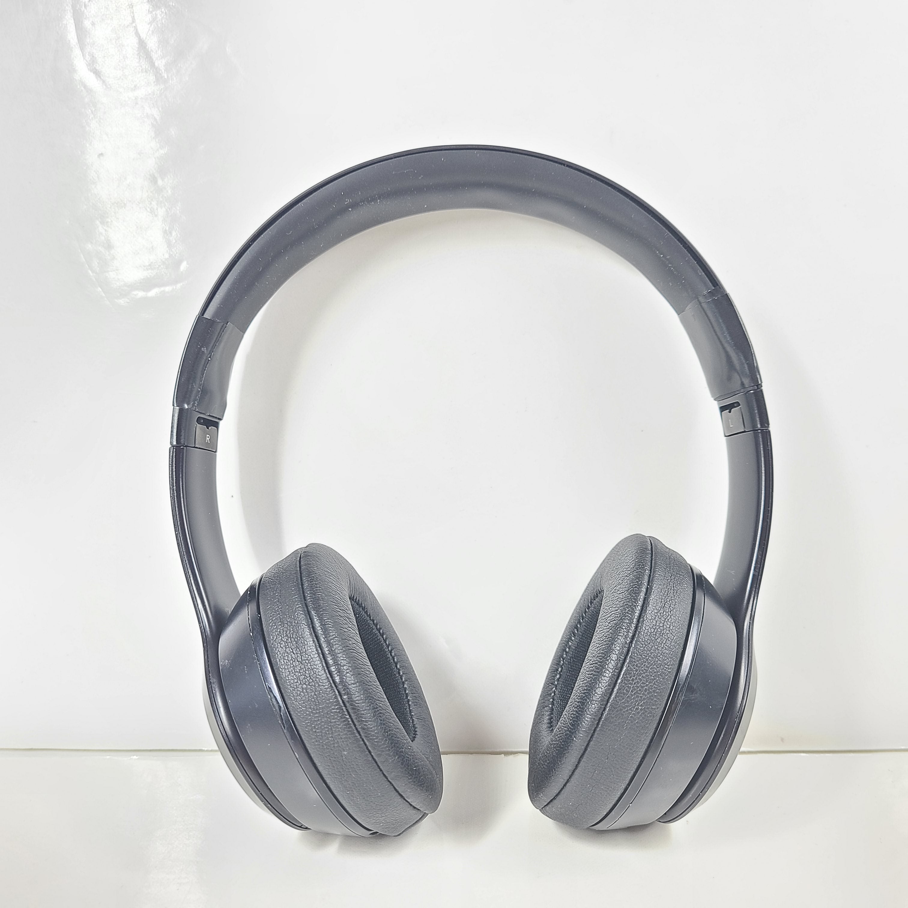 A pair of black Beats Solo3 Wireless On-Ear Headphones