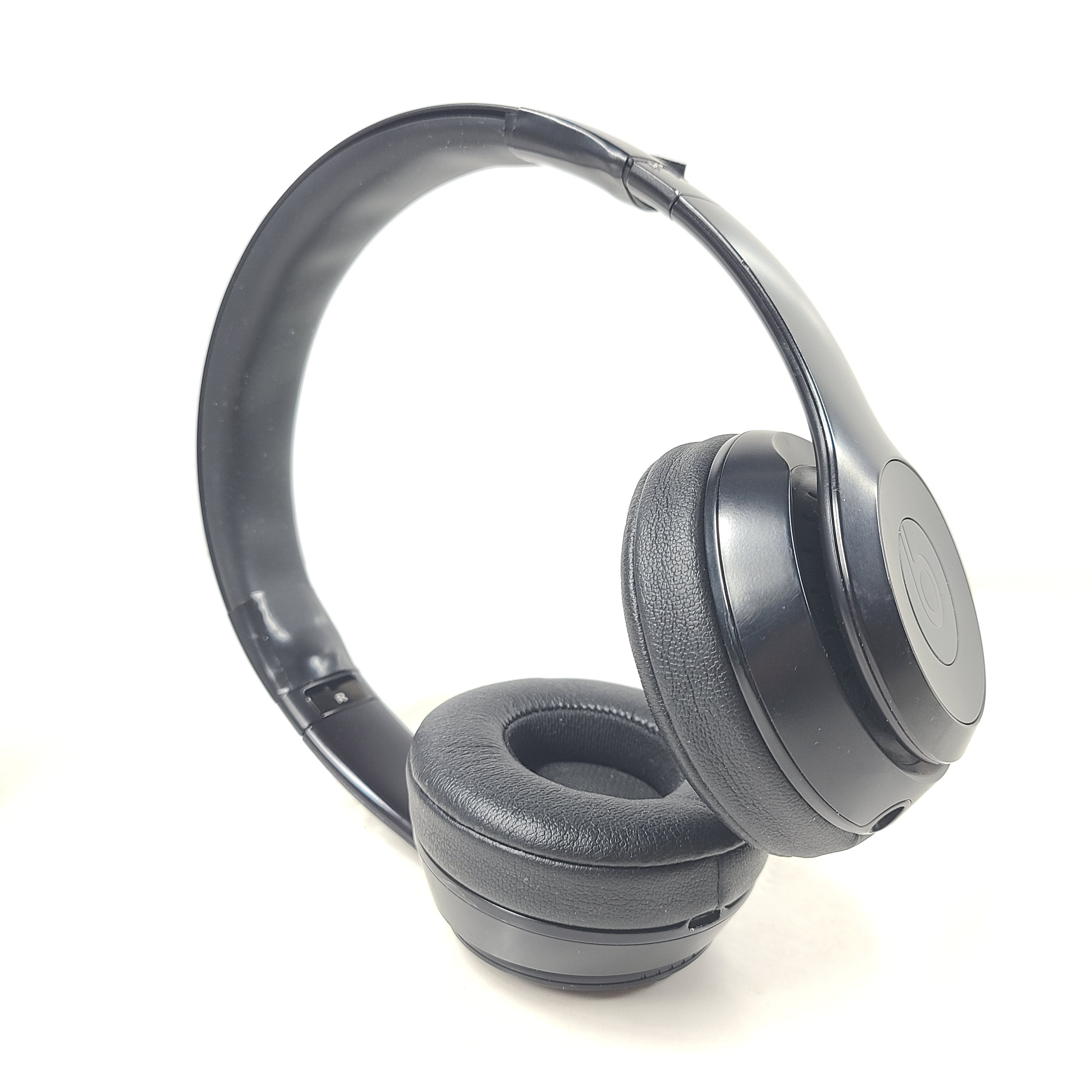 A pair of black Beats Solo3 Wireless On-Ear Headphones