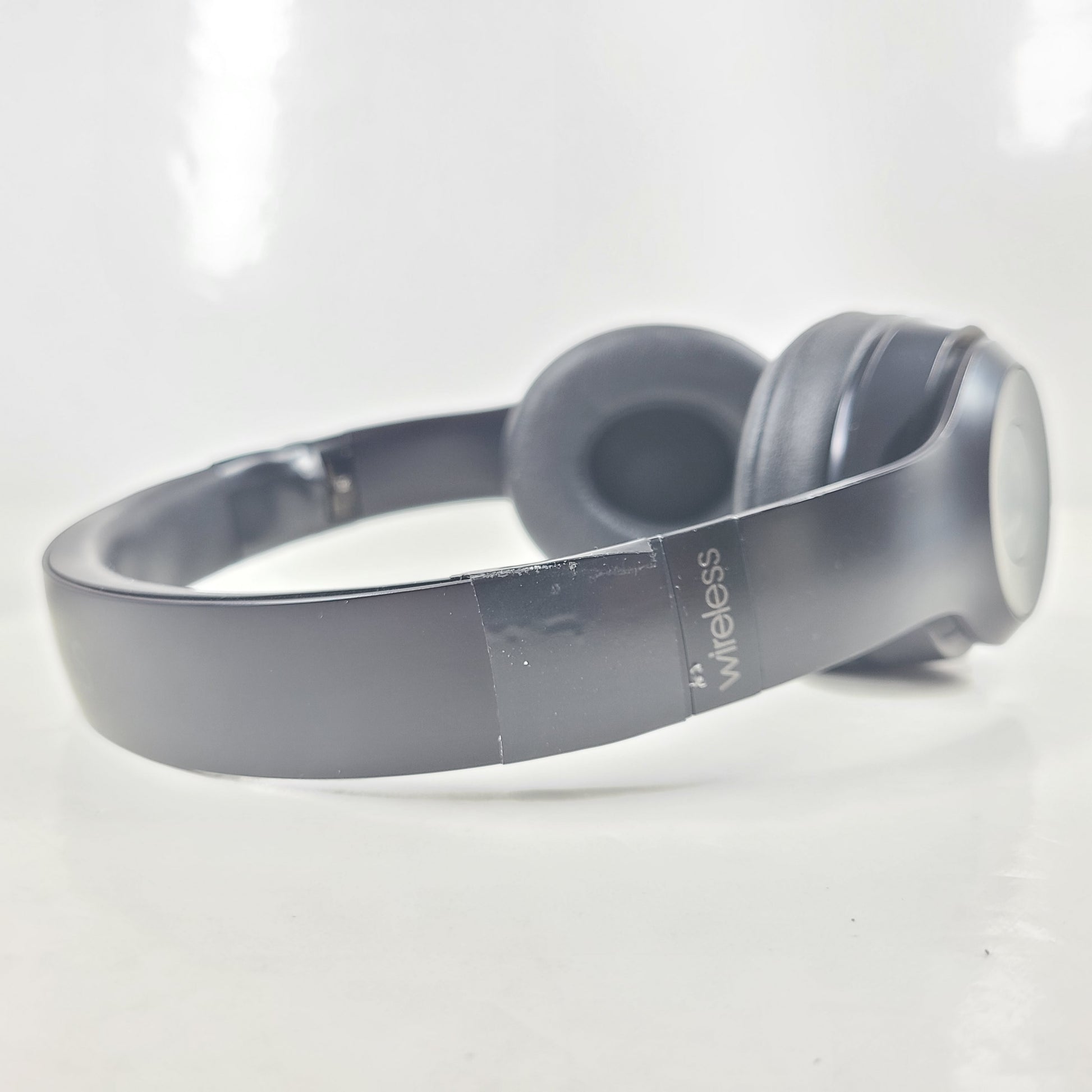 A pair of black Beats Solo3 Wireless On-Ear Headphones