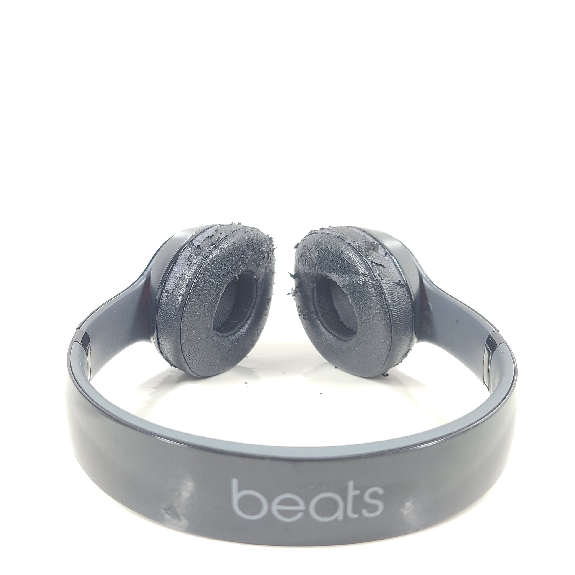 A pair of black Beats Solo2 Wired On-Ear Headphones