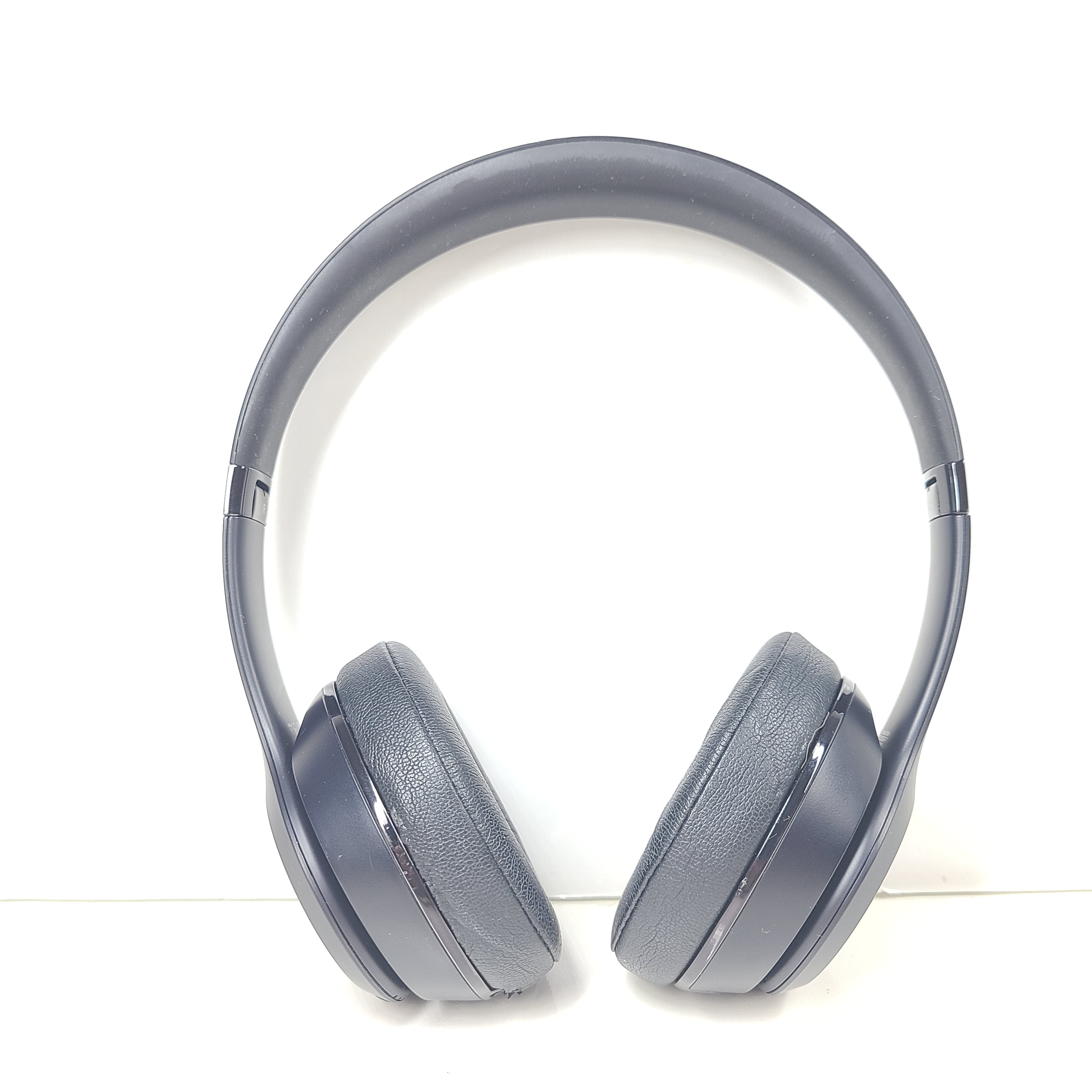 A pair of black Beats Solo Wireless Headphones