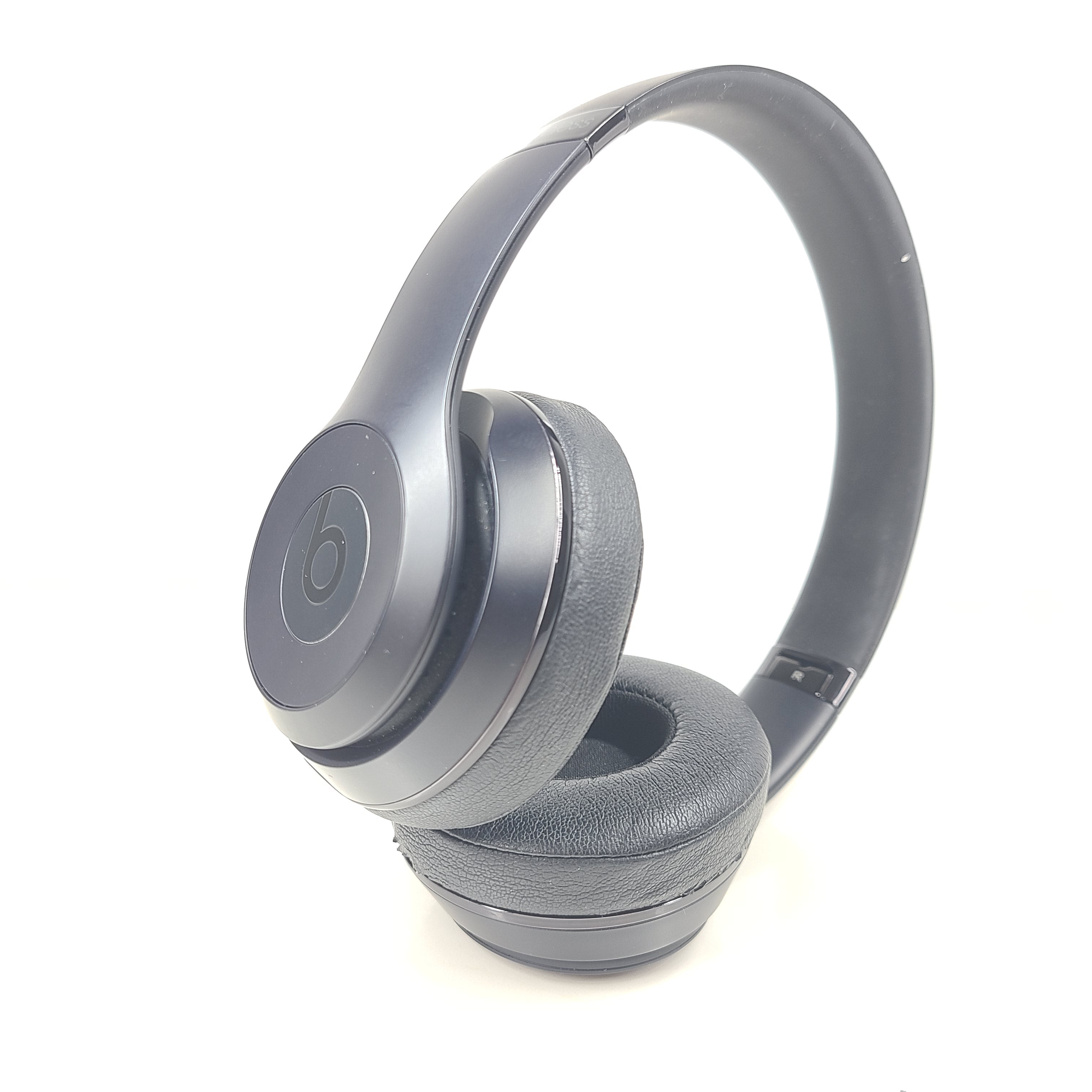 A pair of black Beats Solo Wireless Headphones