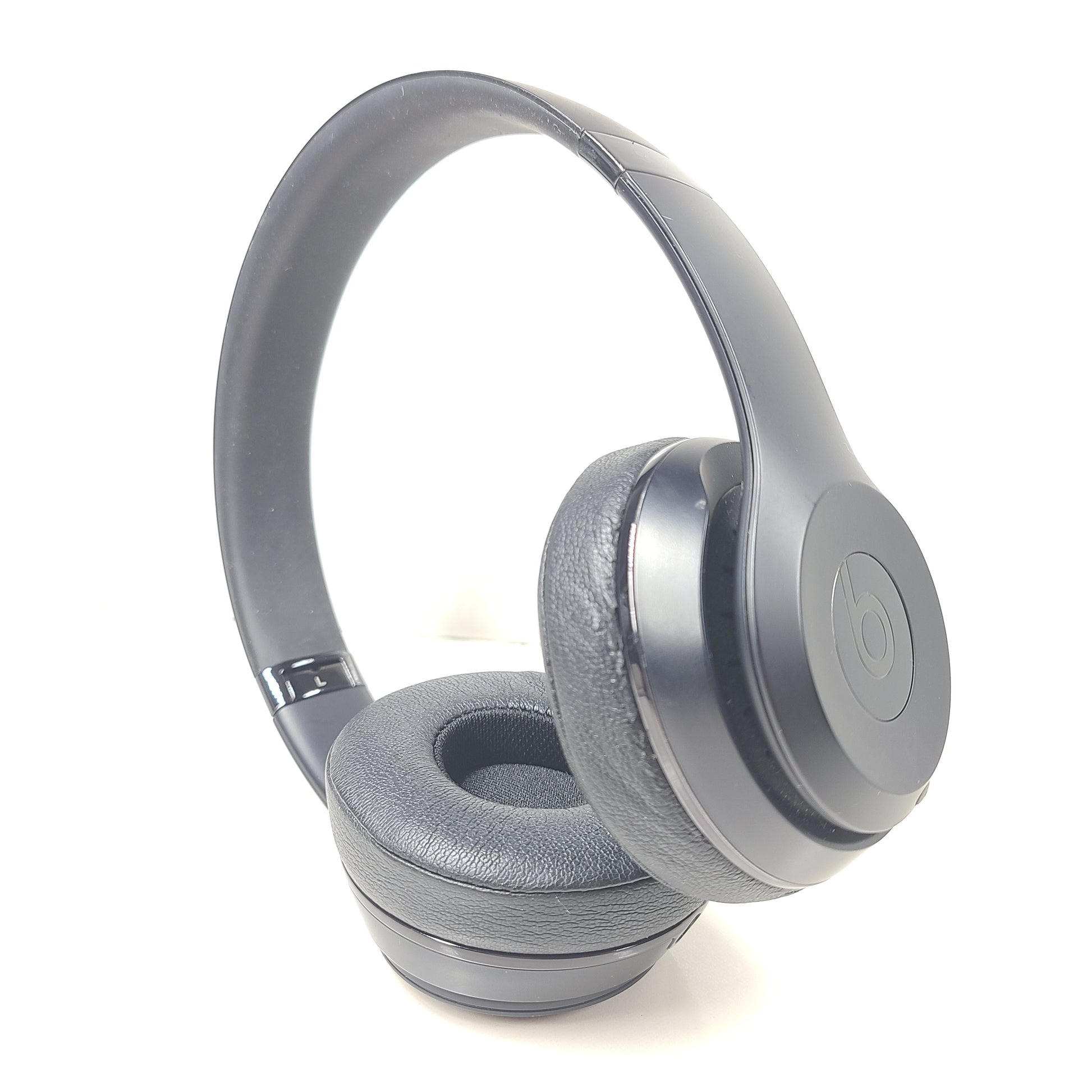 A pair of black Beats Solo Wireless Headphones