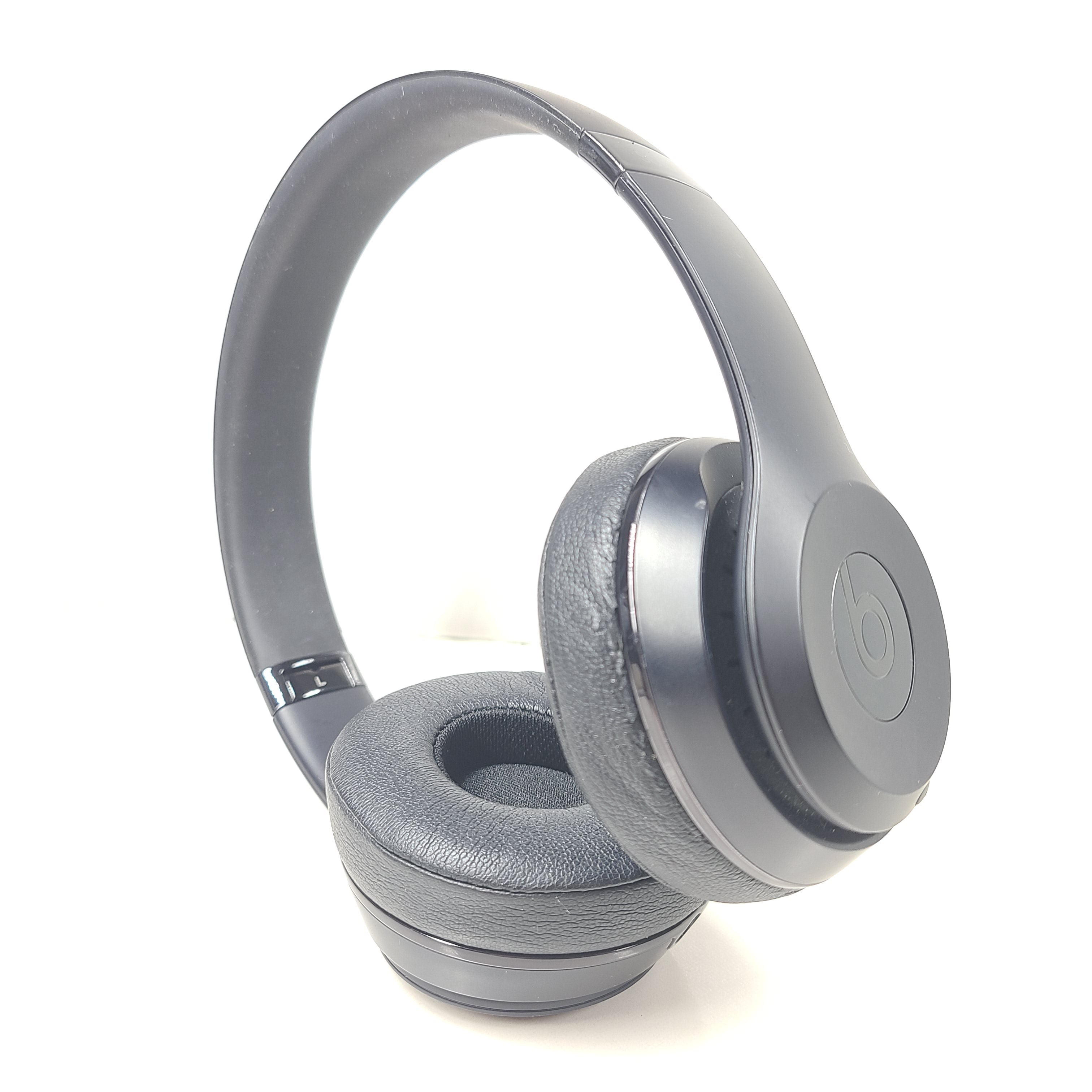 A pair of black Beats Solo Wireless Headphones