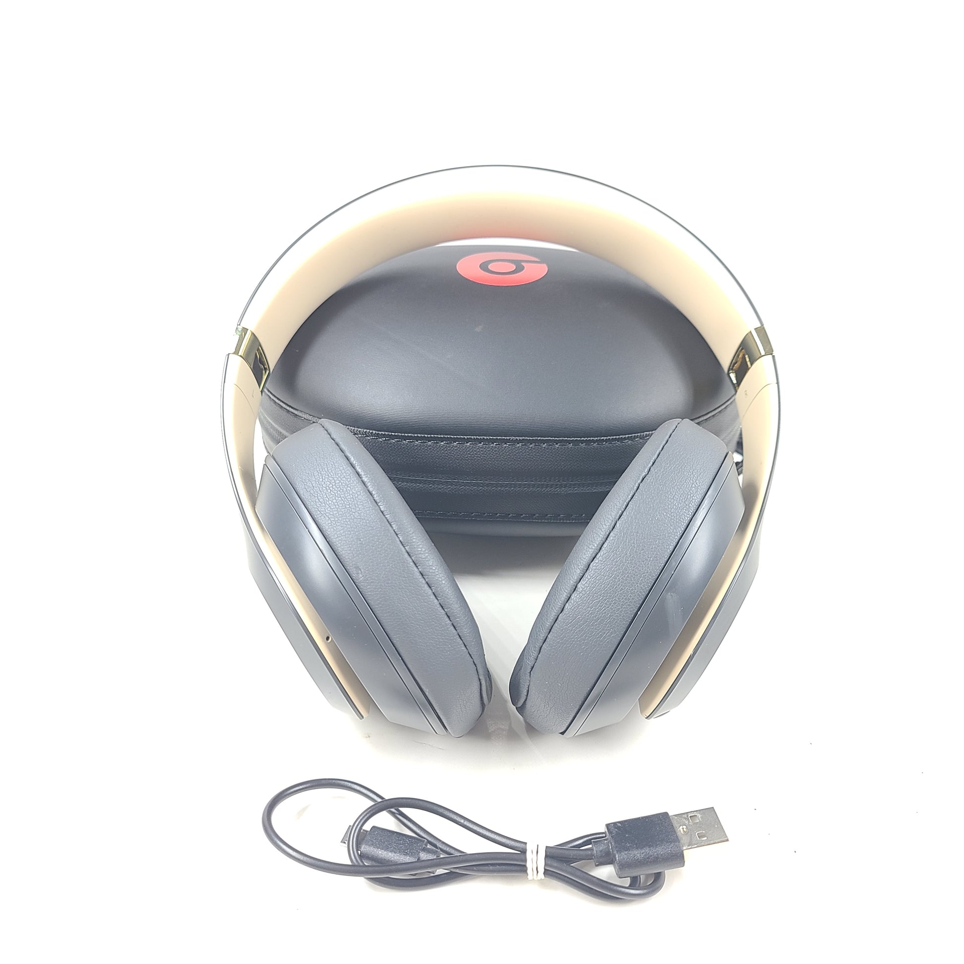 A pair of Beats Studio3 Wireless Over-Ear Headphones in Matte Black