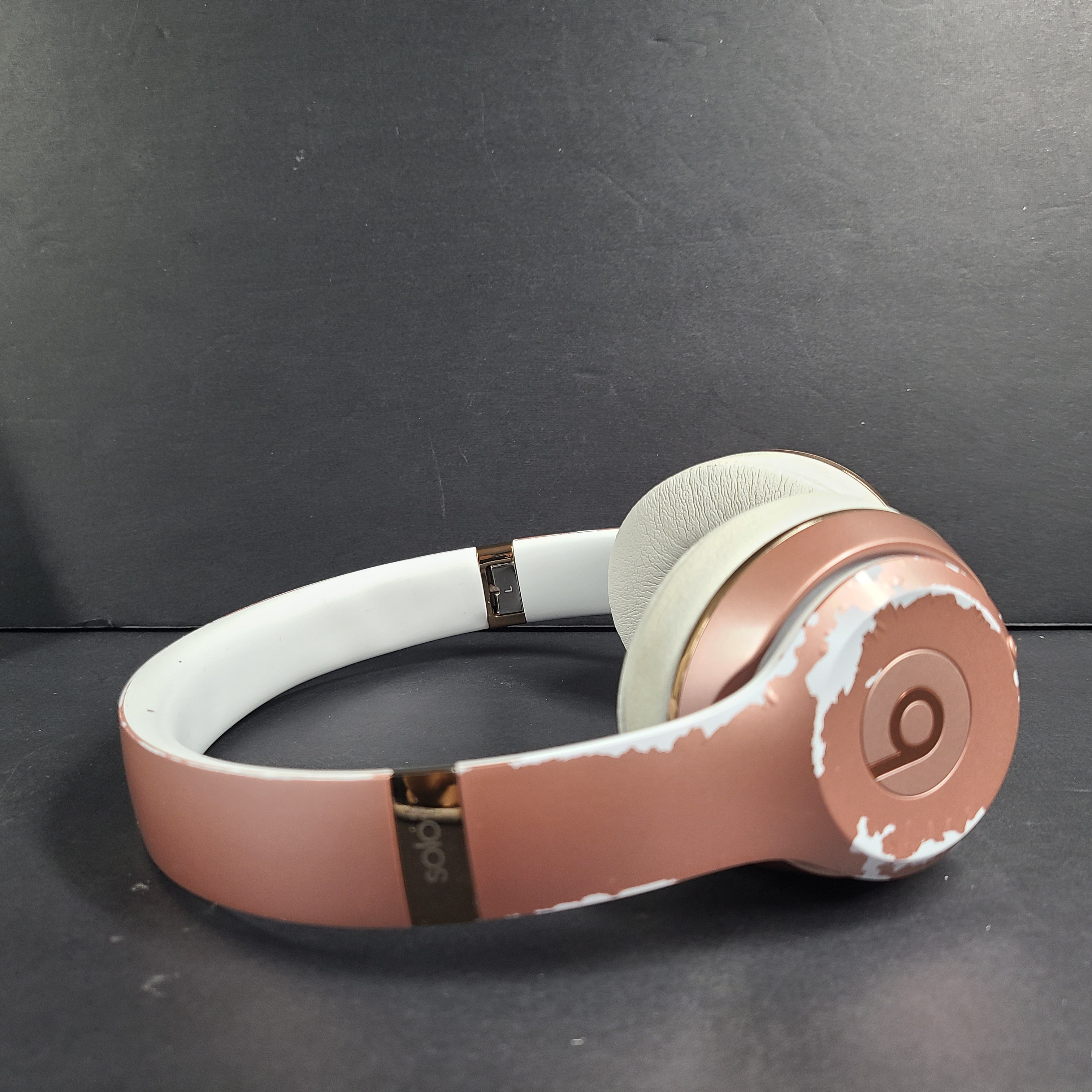 Stylish and premium rose gold Beats Solo3 Wireless On-Ear Headphones