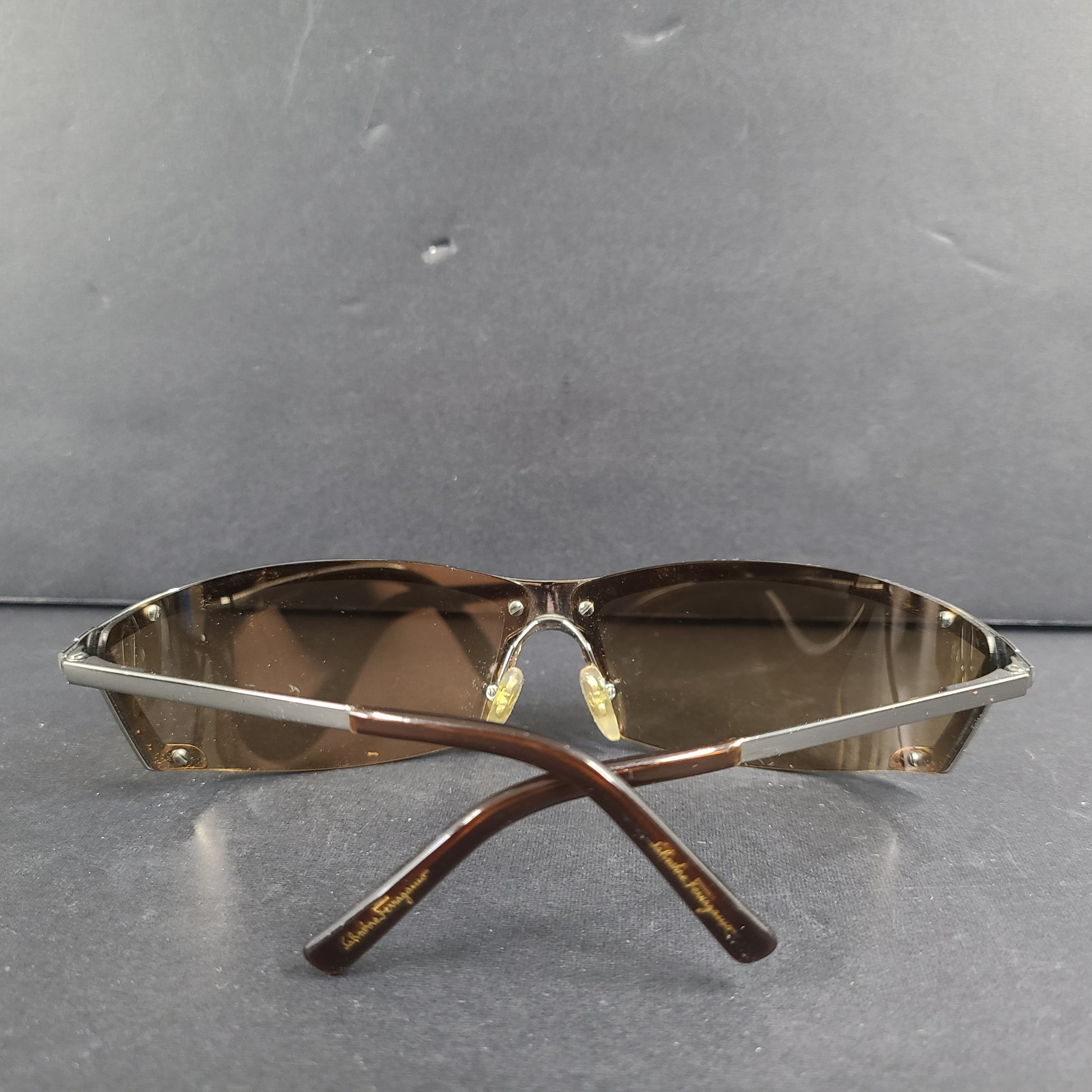 Stylish Salvatore Ferragamo 1069 Sunglasses in Brown with Gradient Lenses