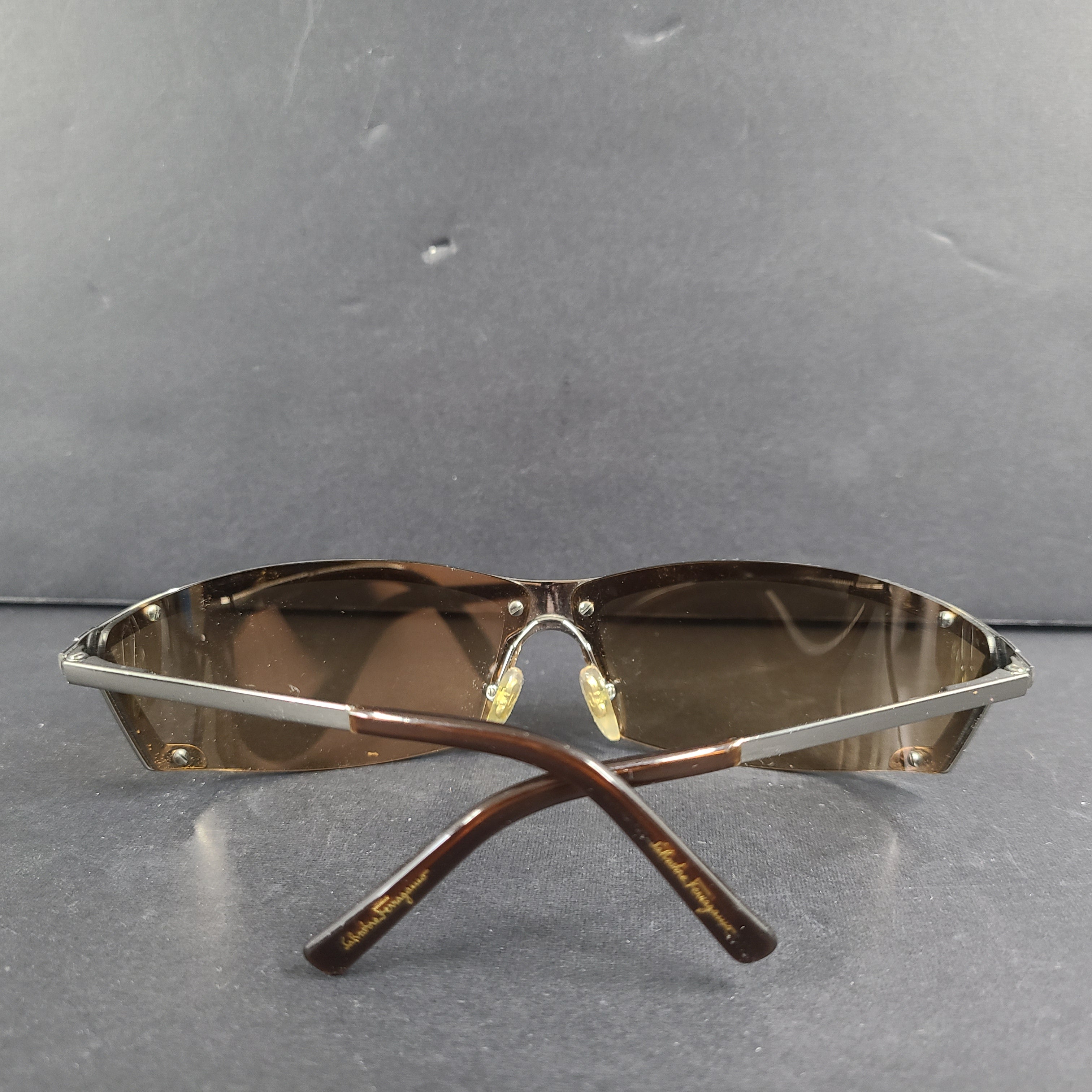 Stylish Salvatore Ferragamo 1069 Sunglasses in Brown with Gradient Lenses