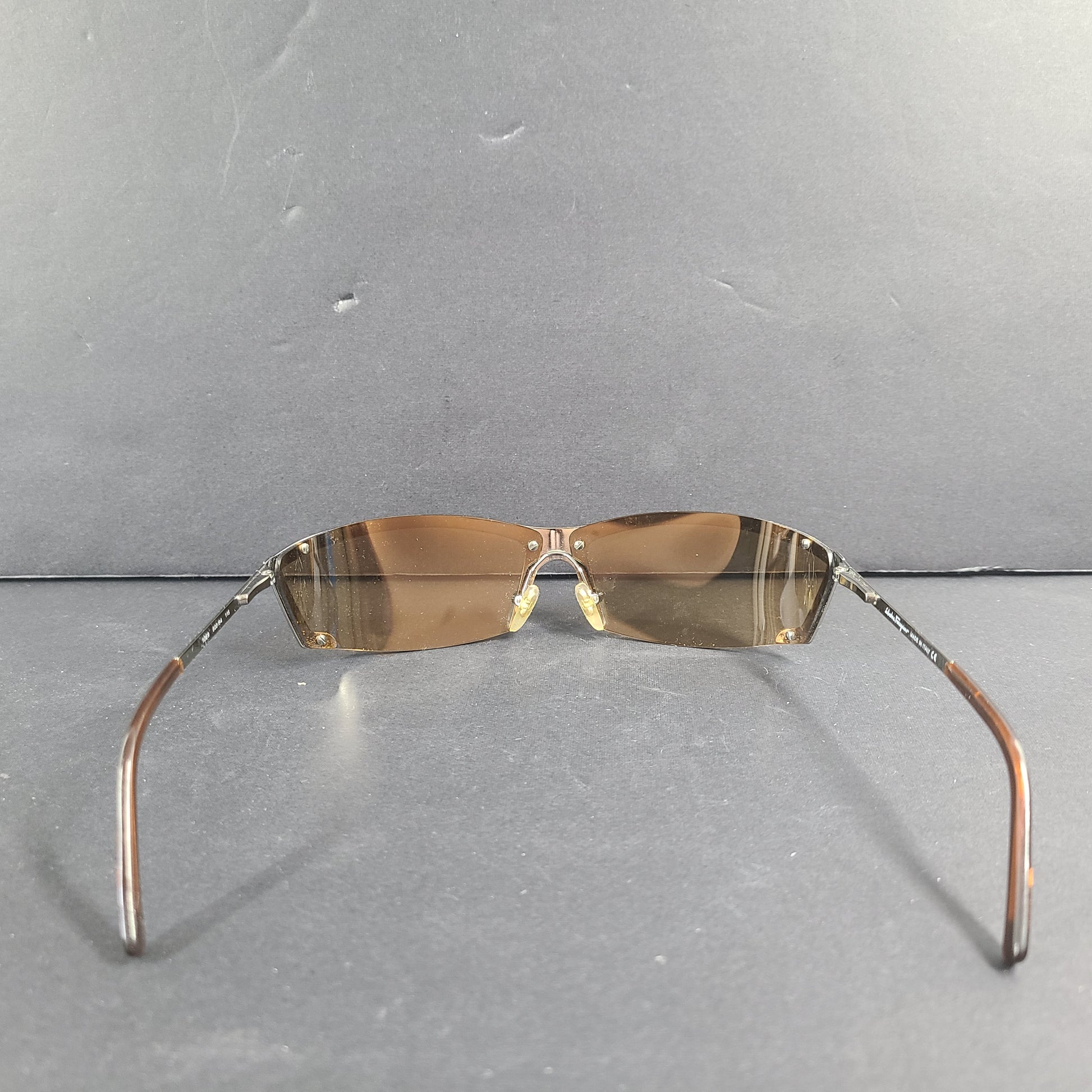 Stylish Salvatore Ferragamo 1069 Sunglasses in Brown with Gradient Lenses