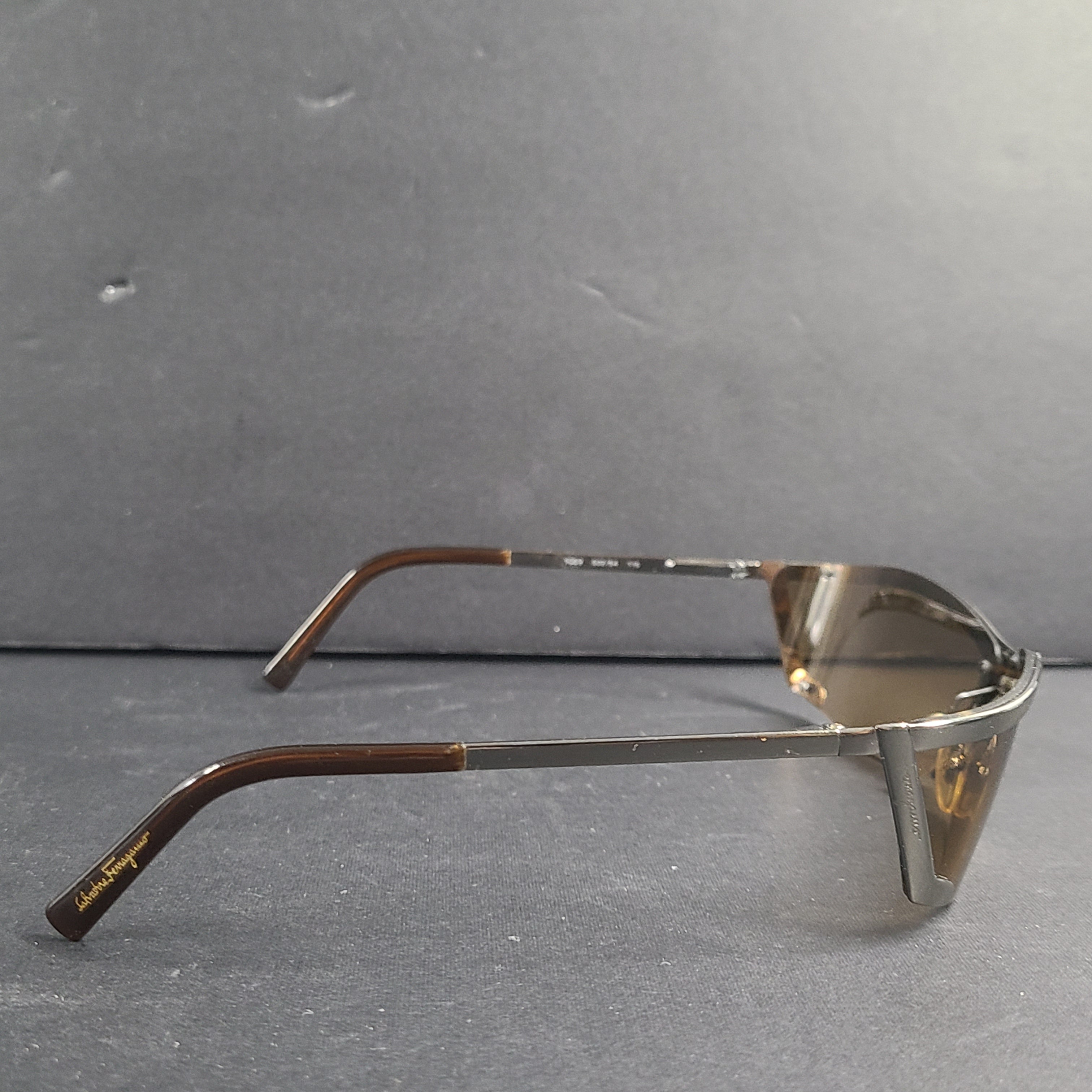 Stylish Salvatore Ferragamo 1069 Sunglasses in Brown with Gradient Lenses