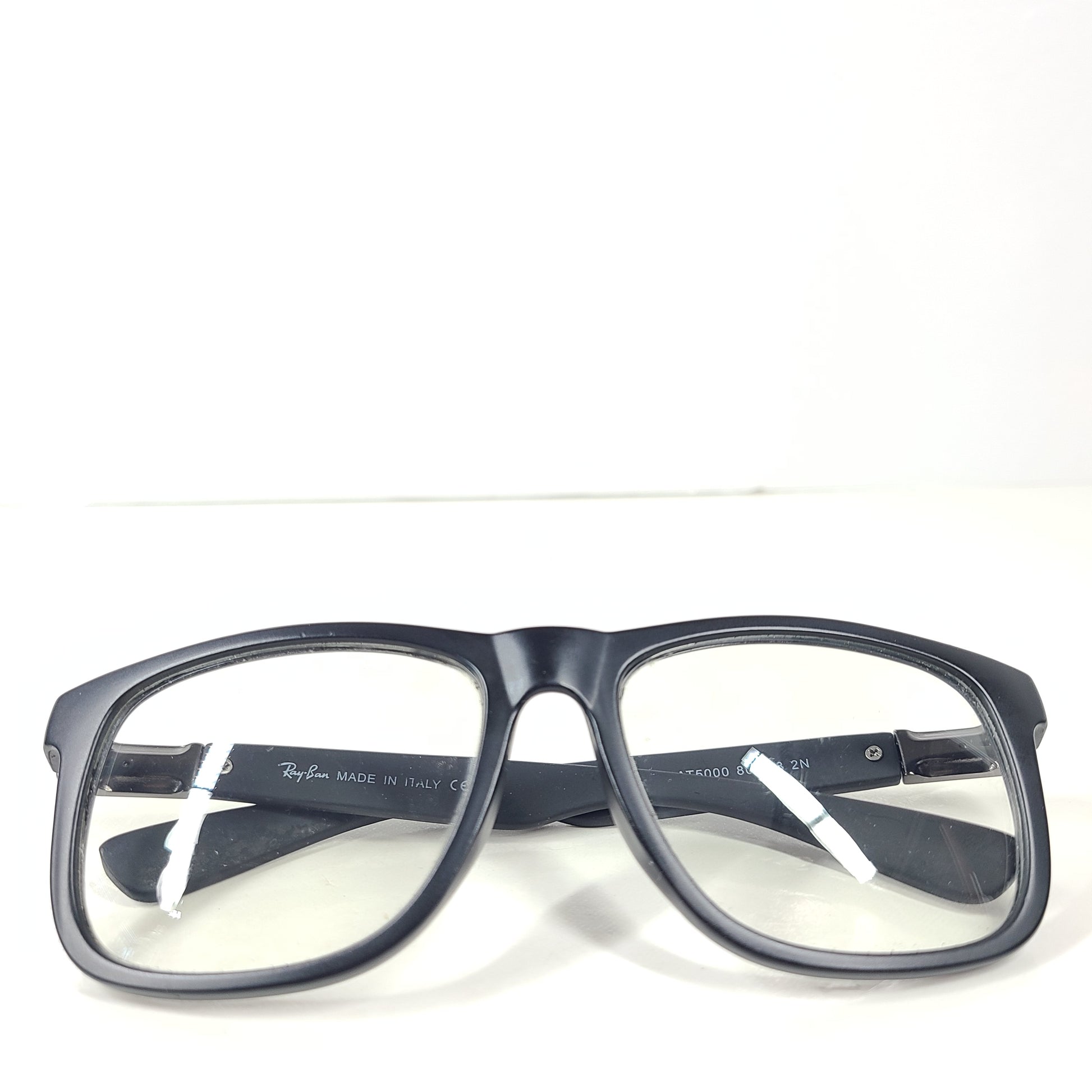 Stylish Ray-Ban black frame eyeglasses