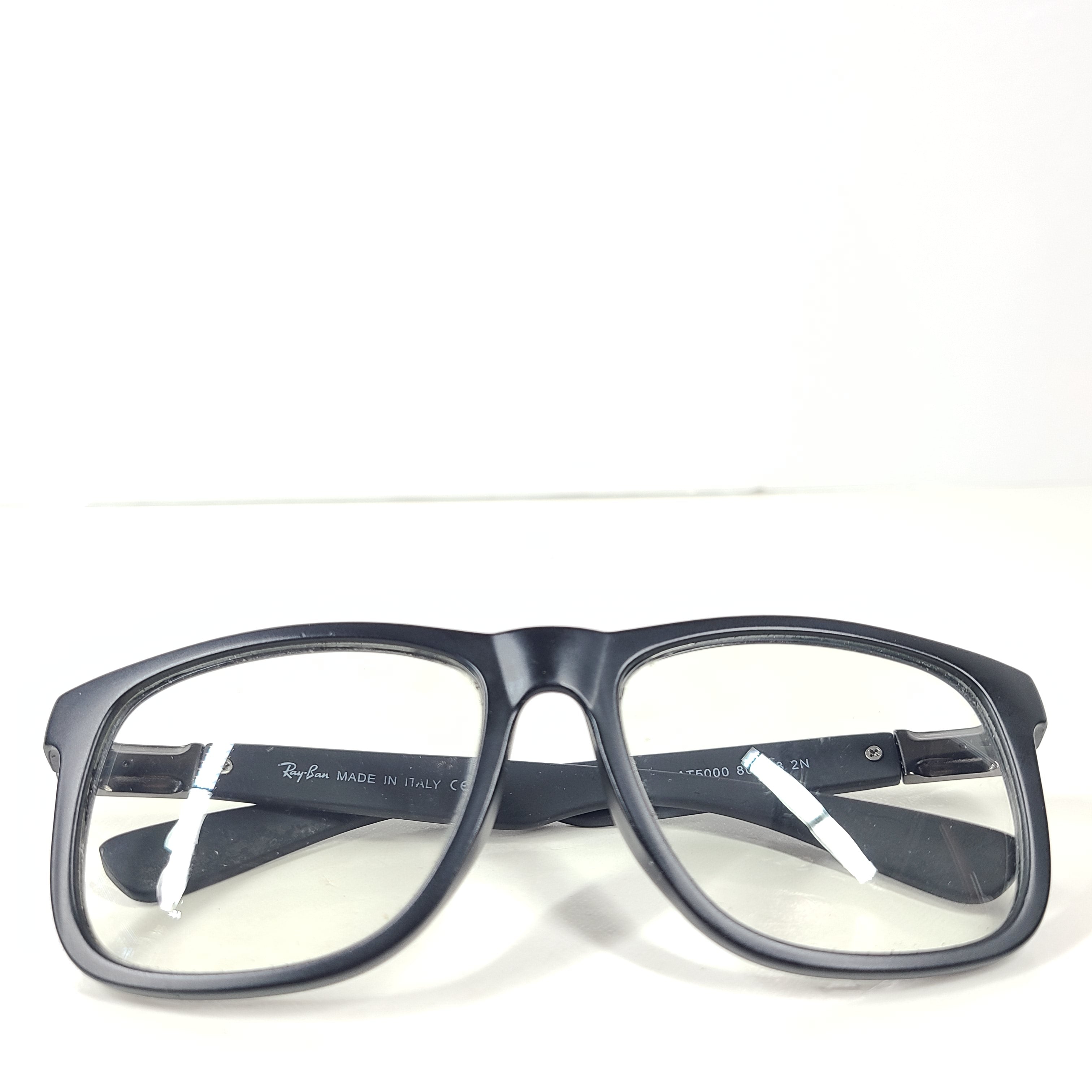 Stylish Ray-Ban black frame eyeglasses