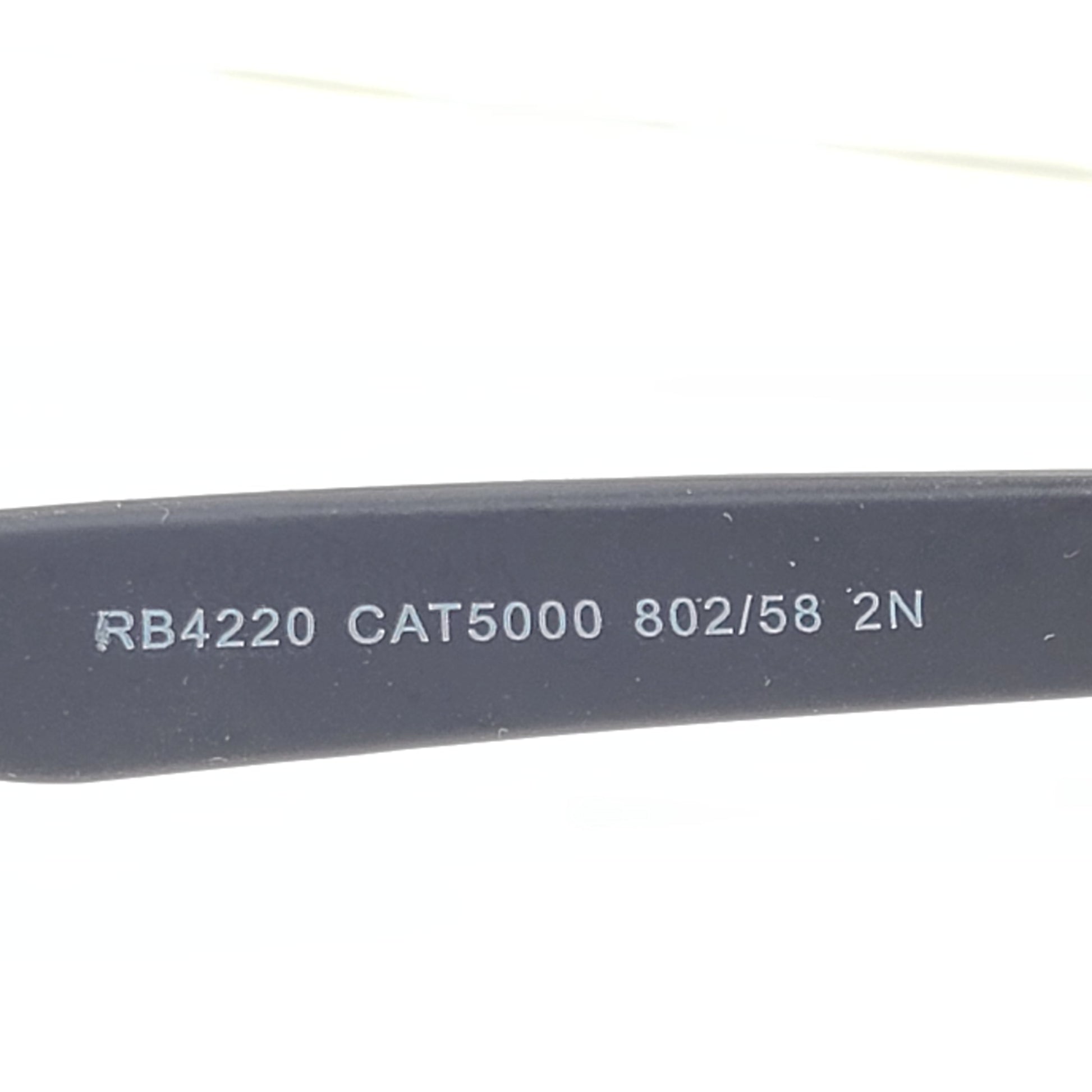 Stylish Ray-Ban black frame eyeglasses