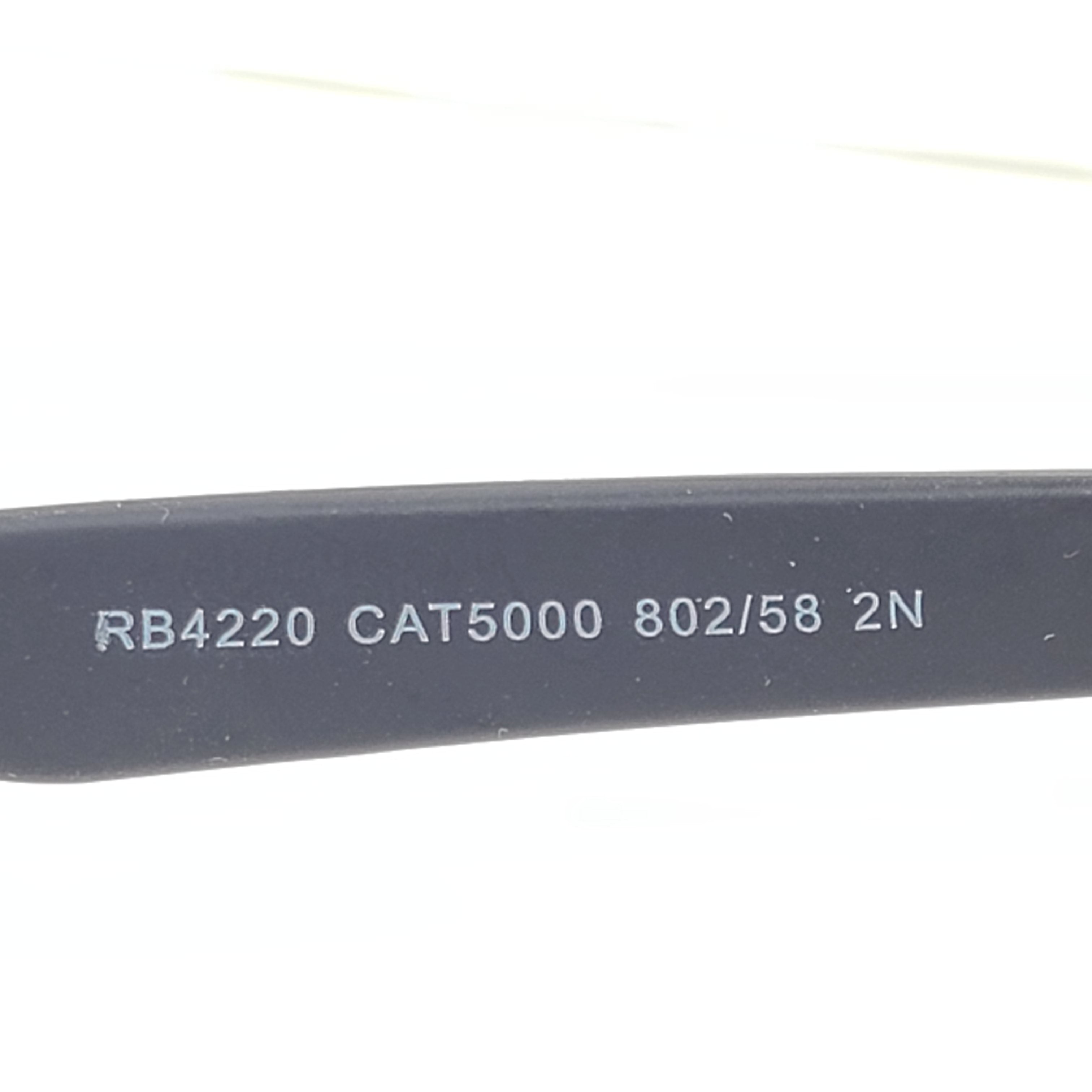 Stylish Ray-Ban black frame eyeglasses