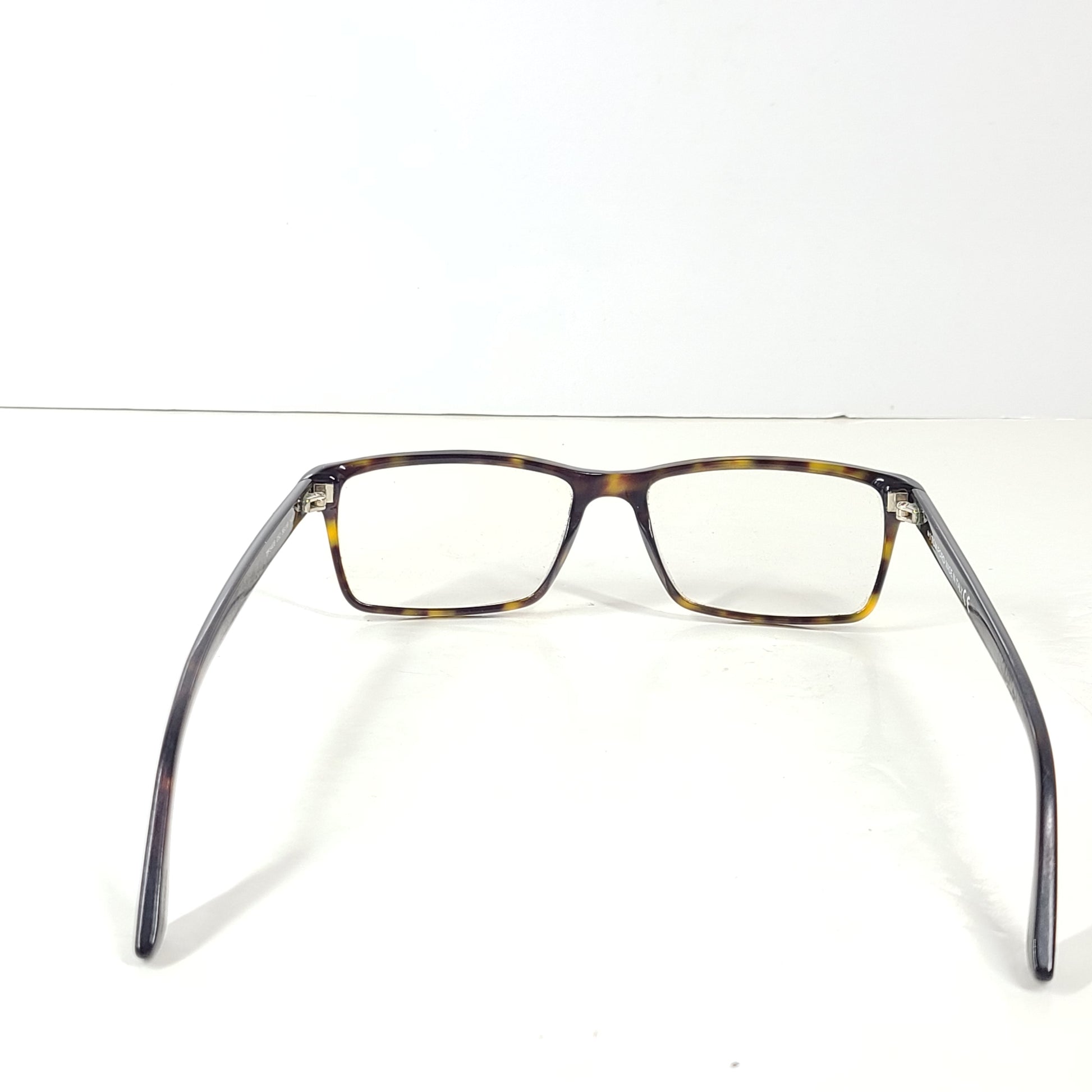 A stylish pair of men's Tom Ford eyeglasses with tortoise frames