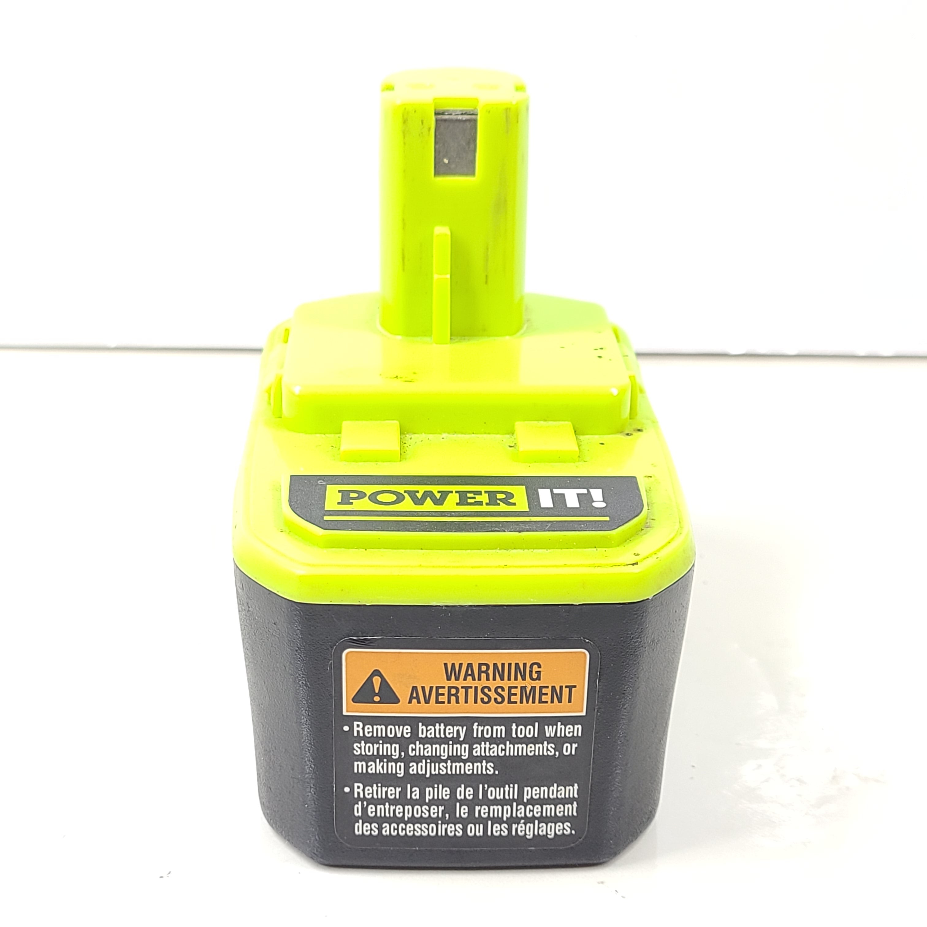 A reliable Ni-Cd 18V battery pack for power tools.