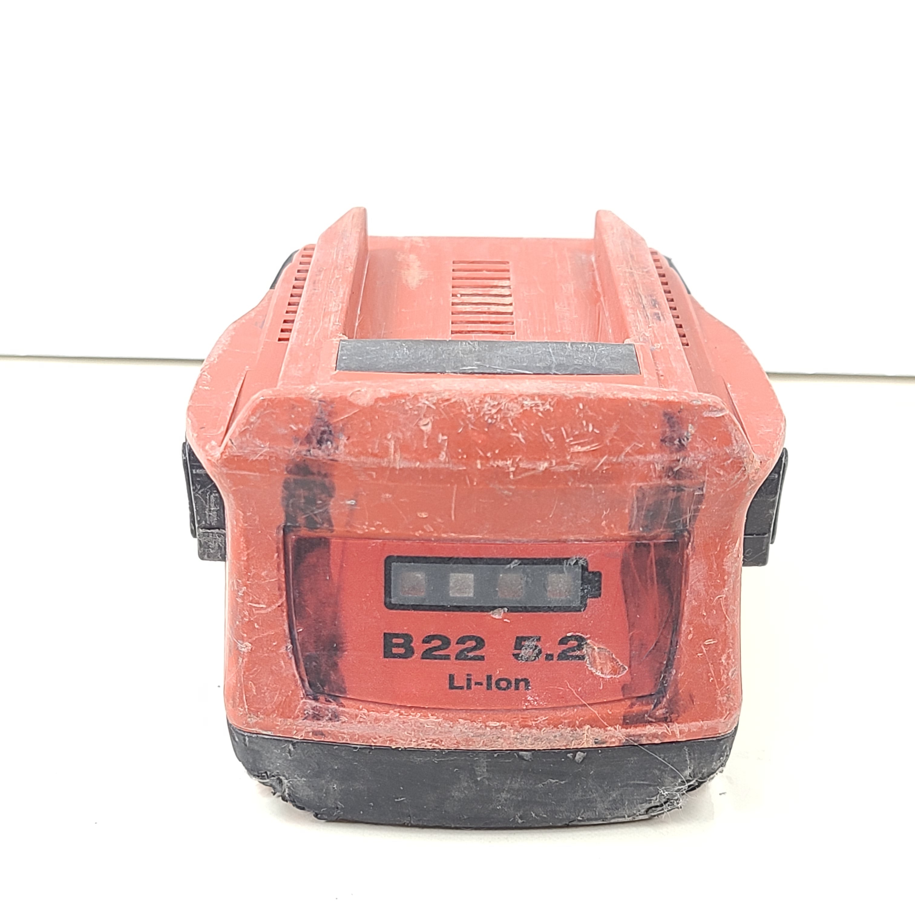 A rechargeable lithium-ion battery pack with 5.2Ah capacity.