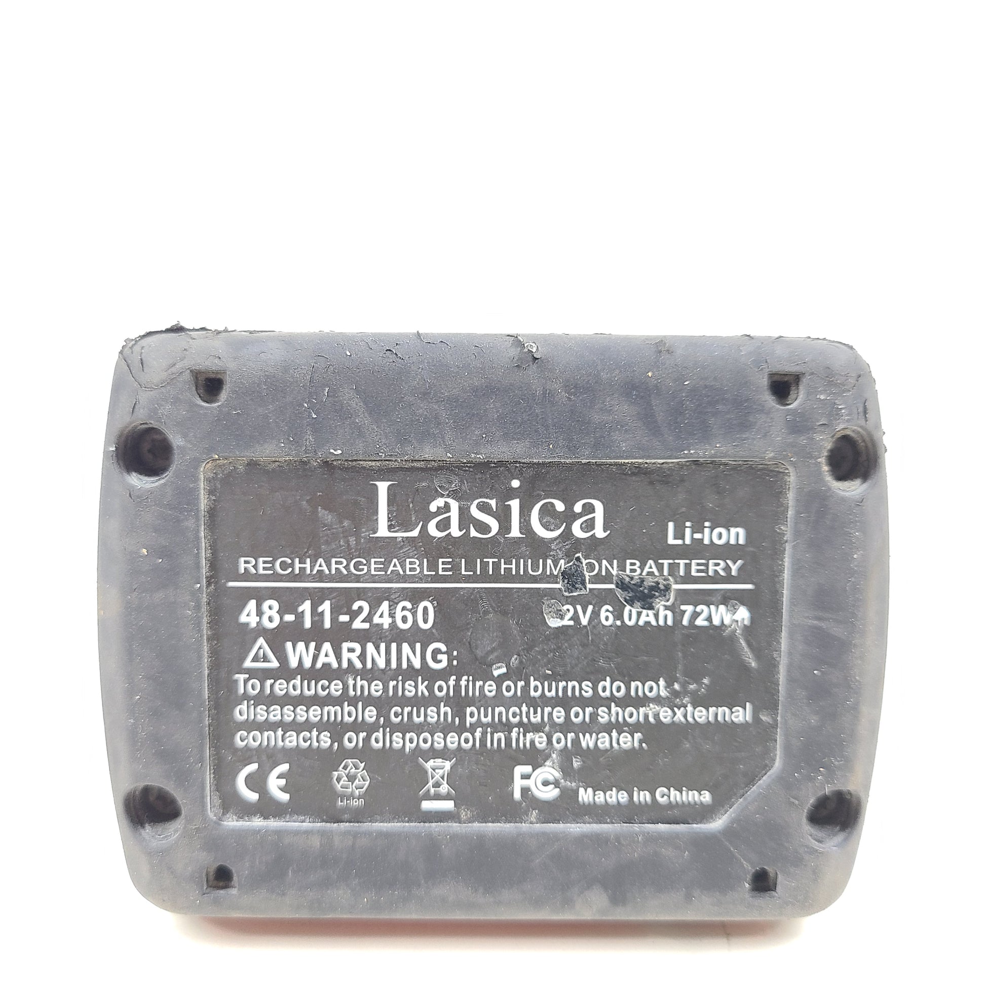 A durable and reliable 12V lithium-ion rechargeable battery.