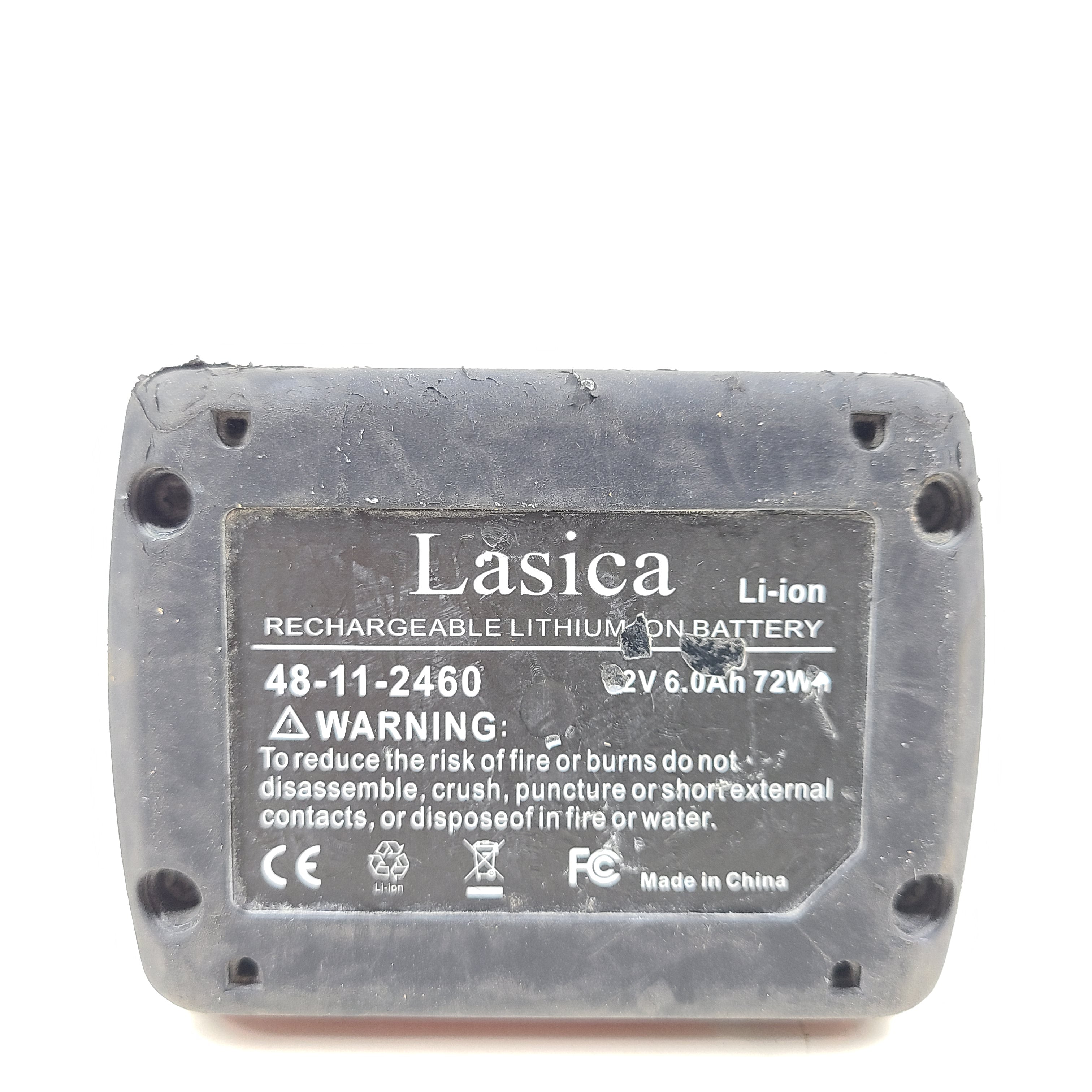 A durable and reliable 12V lithium-ion rechargeable battery.