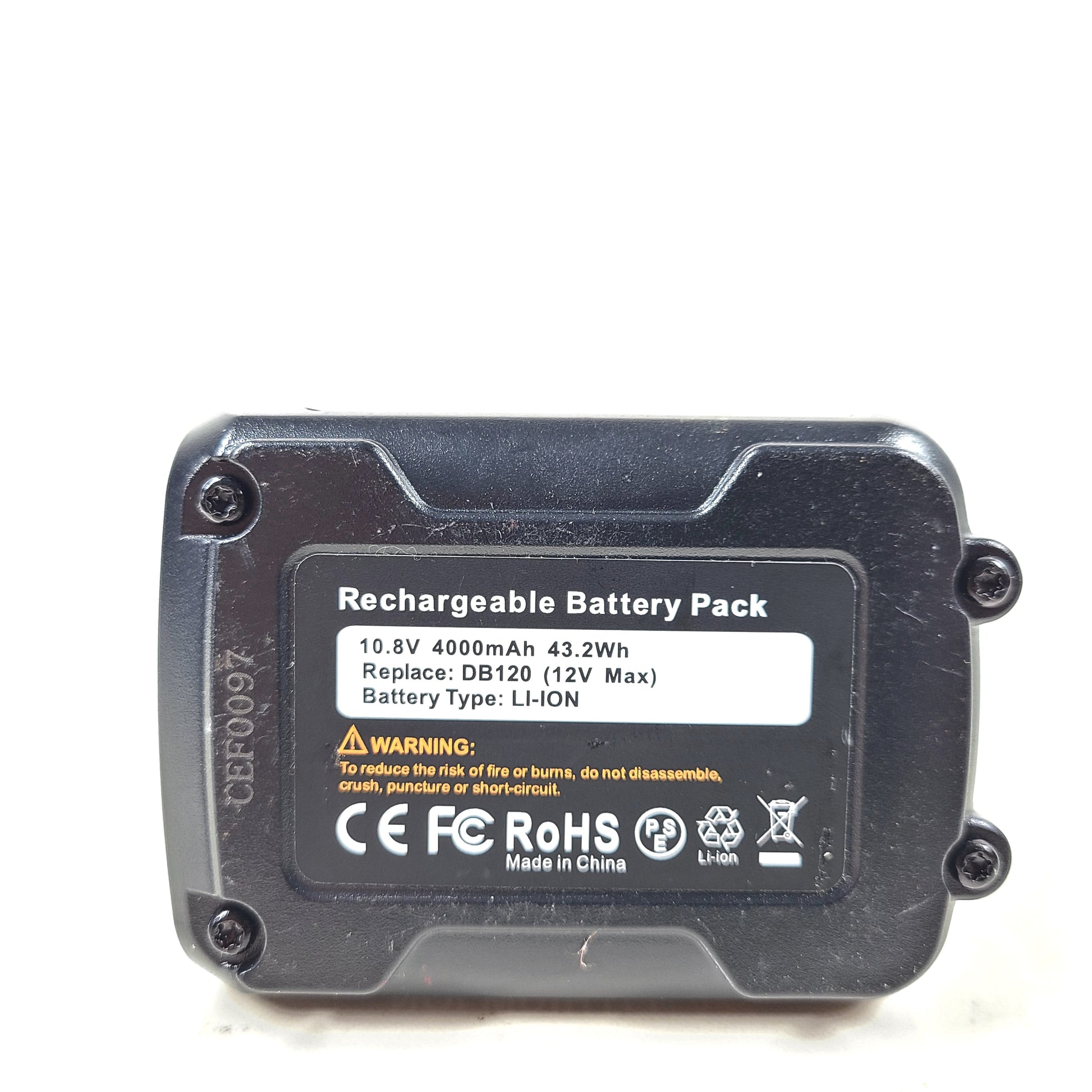 A high-capacity lithium-ion rechargeable battery pack for various devices.
