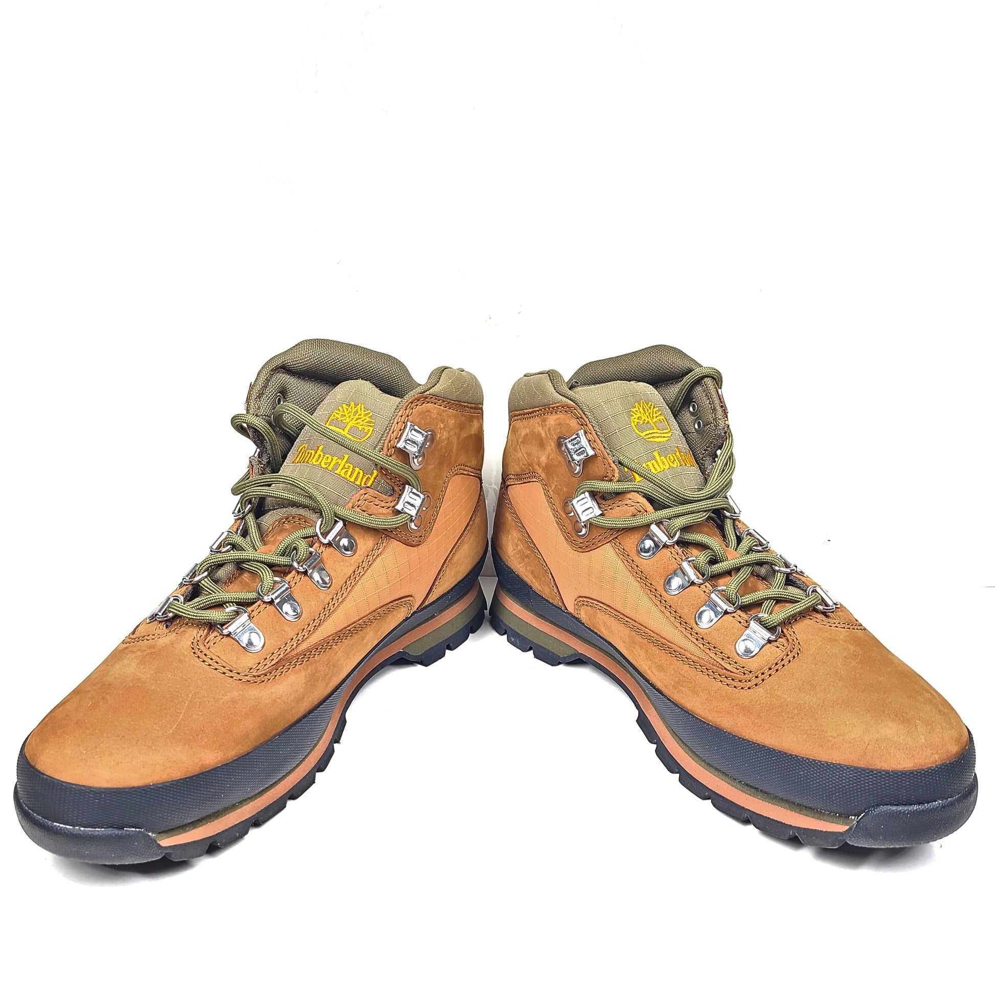 A pair of Timberland Men's Hiking Boots in size 9 US