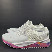 A pair of Puma Women's SoftFoam Sneakers in White and Multicolor