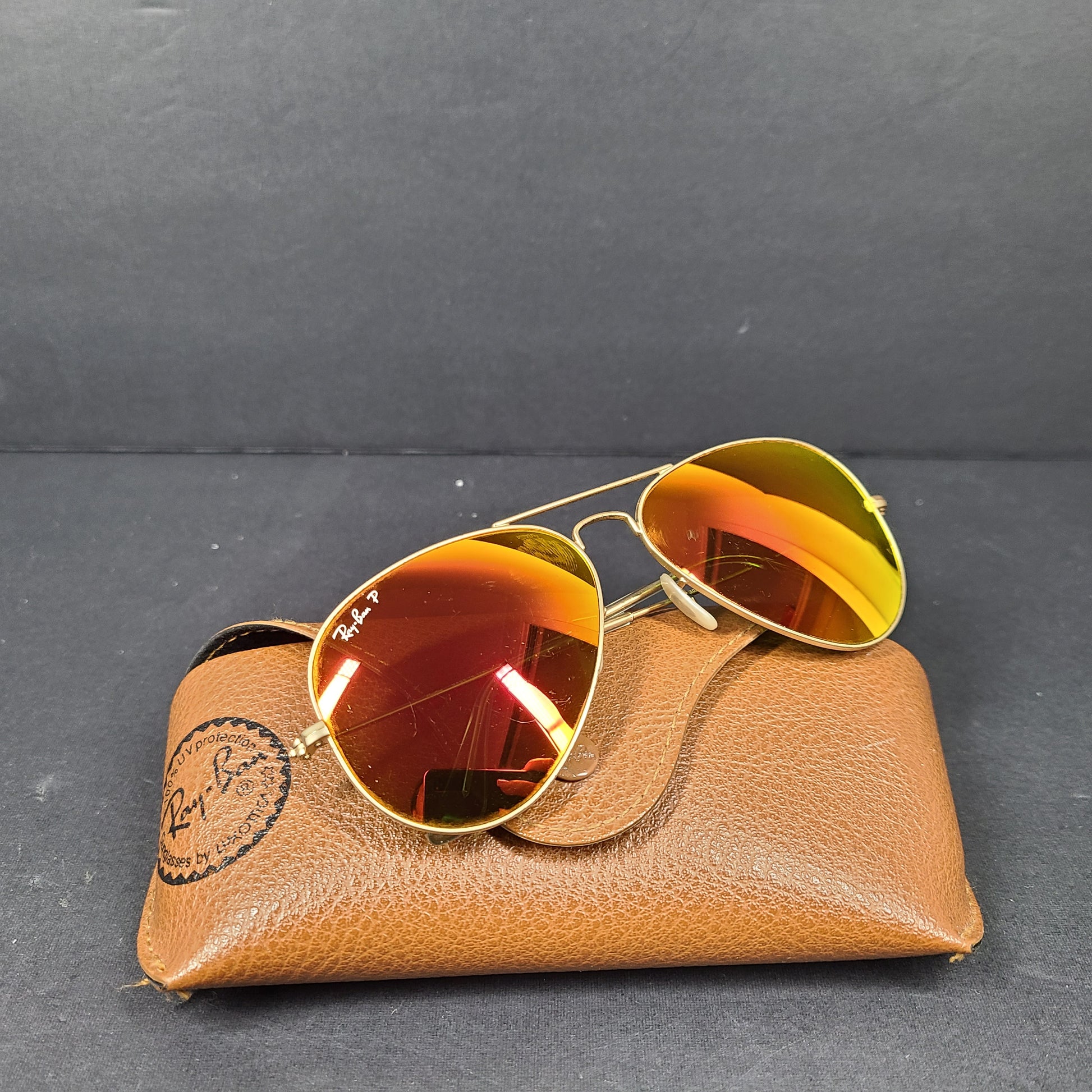 Stylish Ray-Ban Aviator Large Metal Polarized Sunglasses