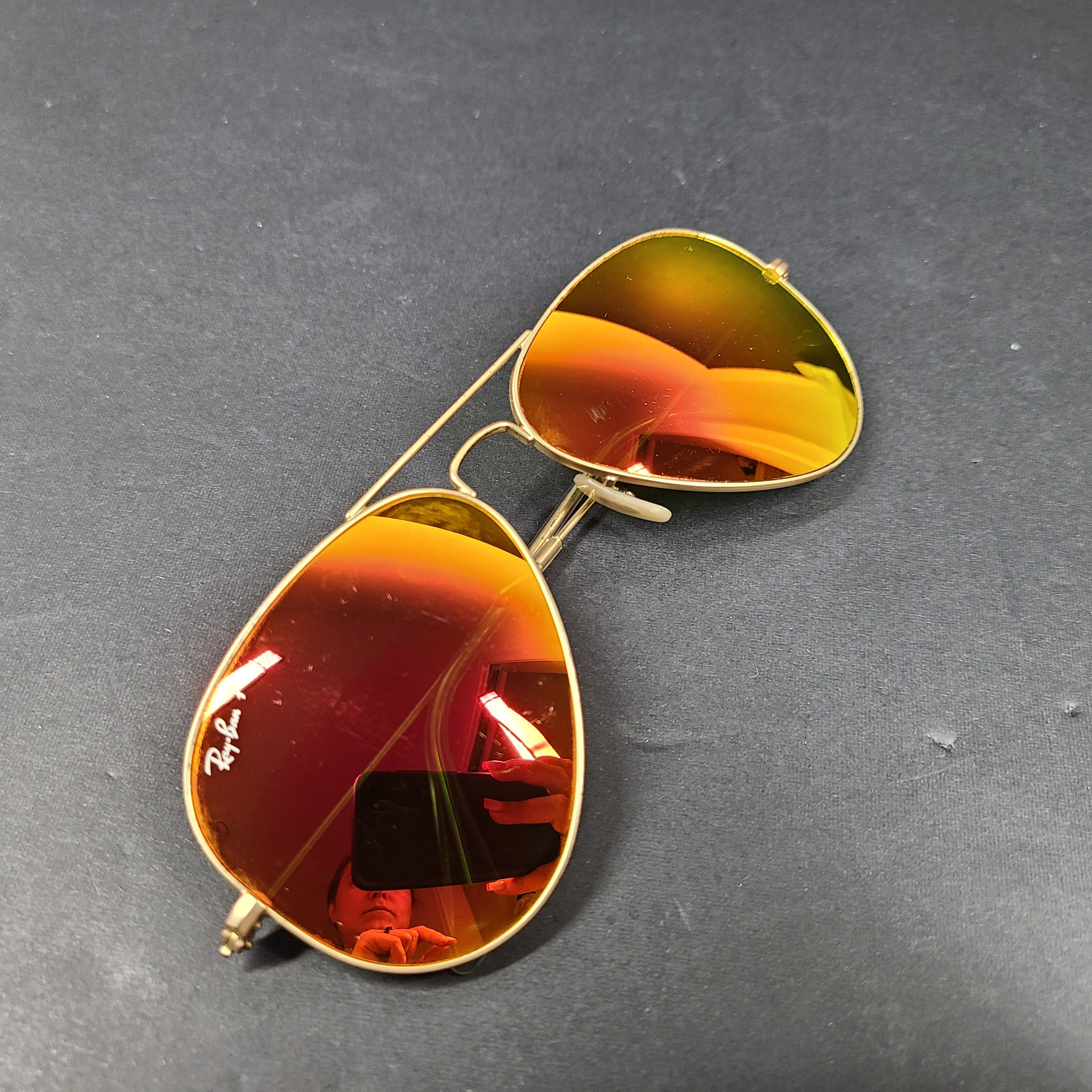 Stylish Ray-Ban Aviator Large Metal Polarized Sunglasses