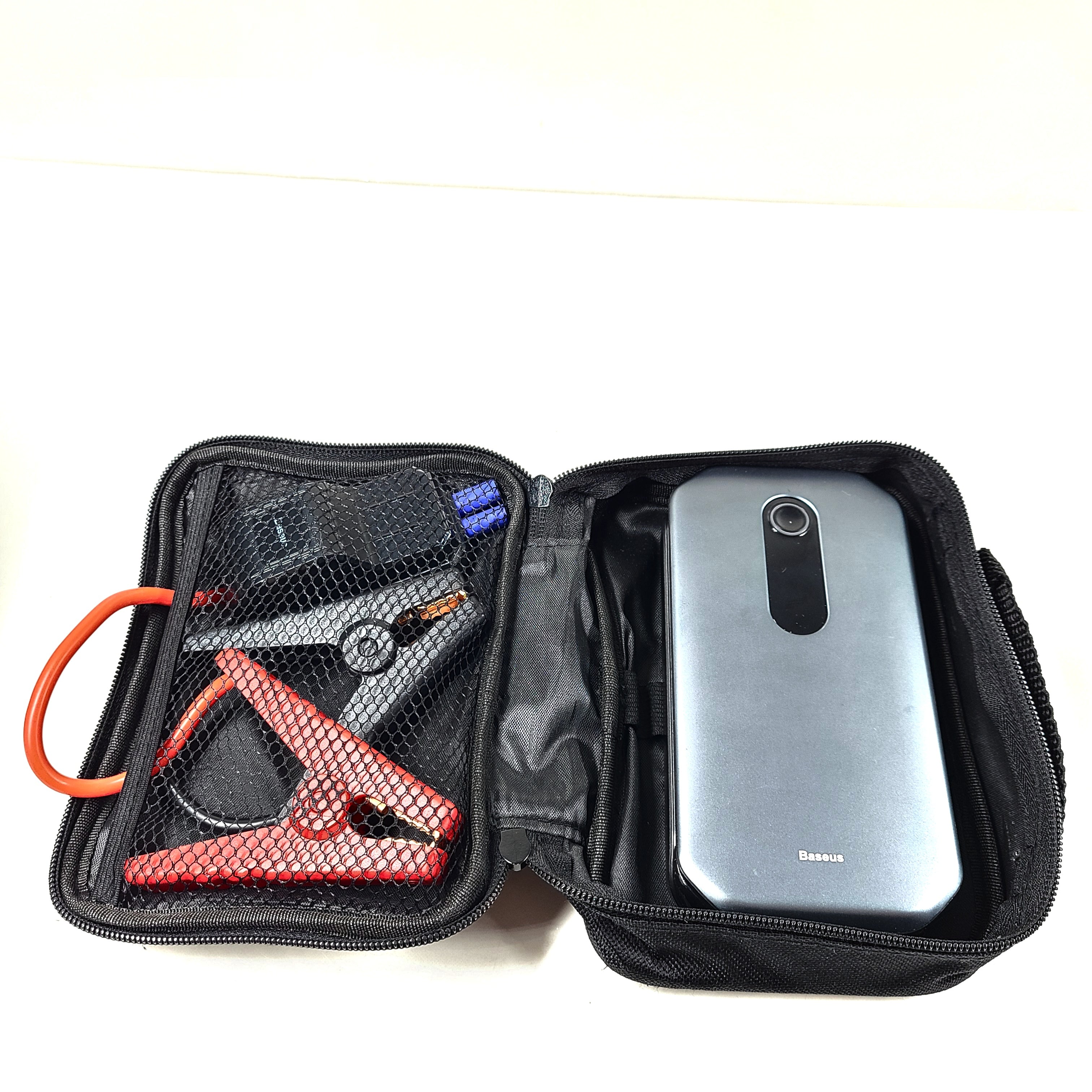 A reliable Baseus car jump starter with 12000mAh capacity and 1000A peak output