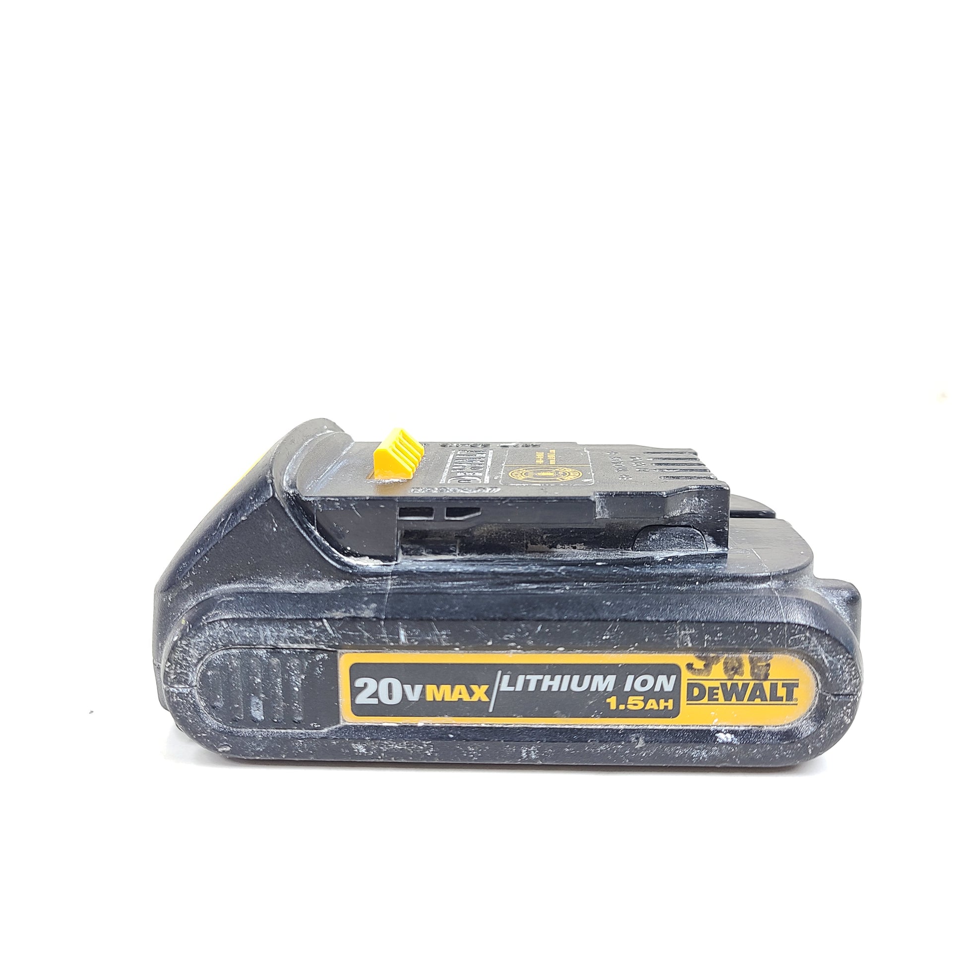 A compact 20V MAX lithium-ion battery pack from DeWalt