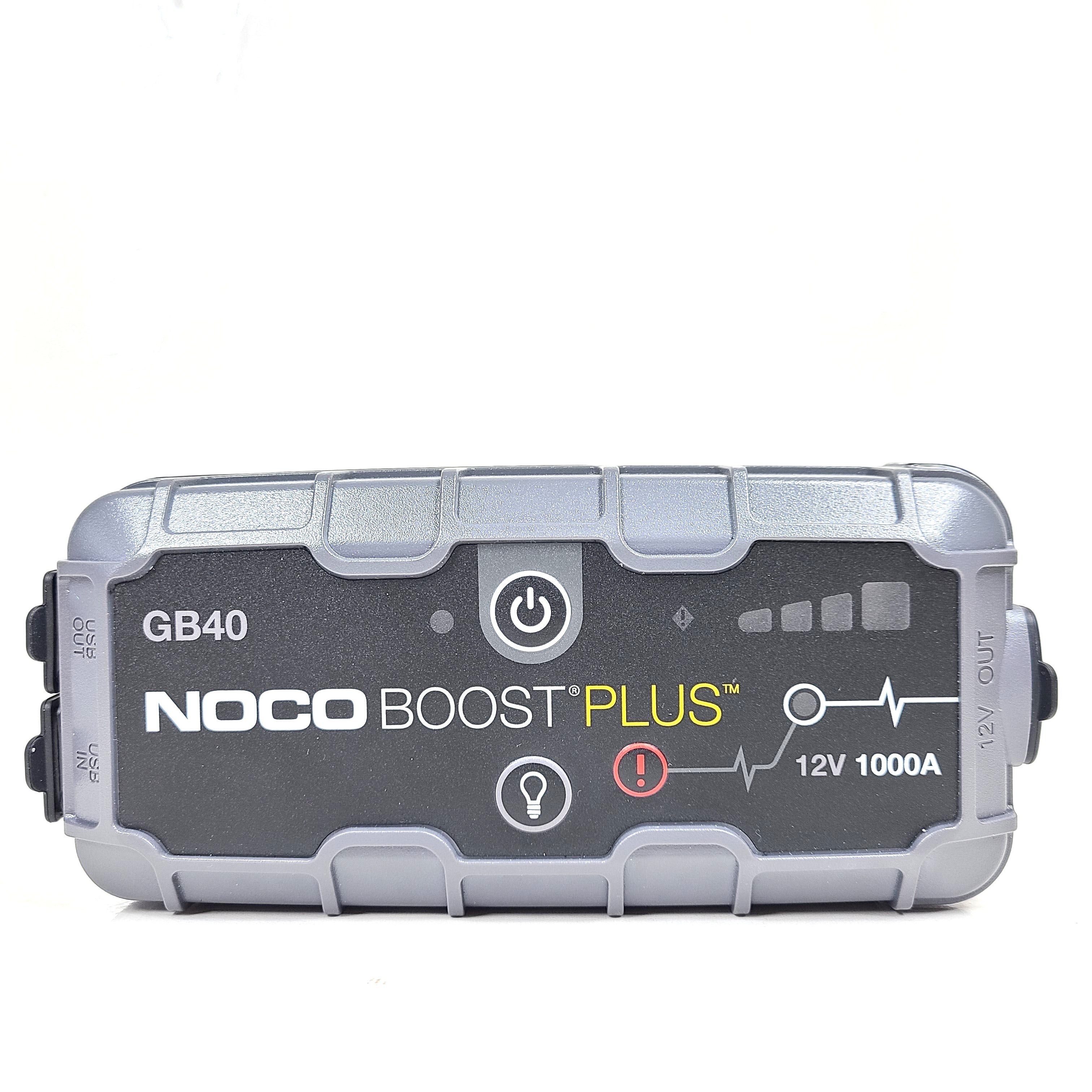 A powerful NOCO Boost Plus Jump Starter for 12V lithium batteries