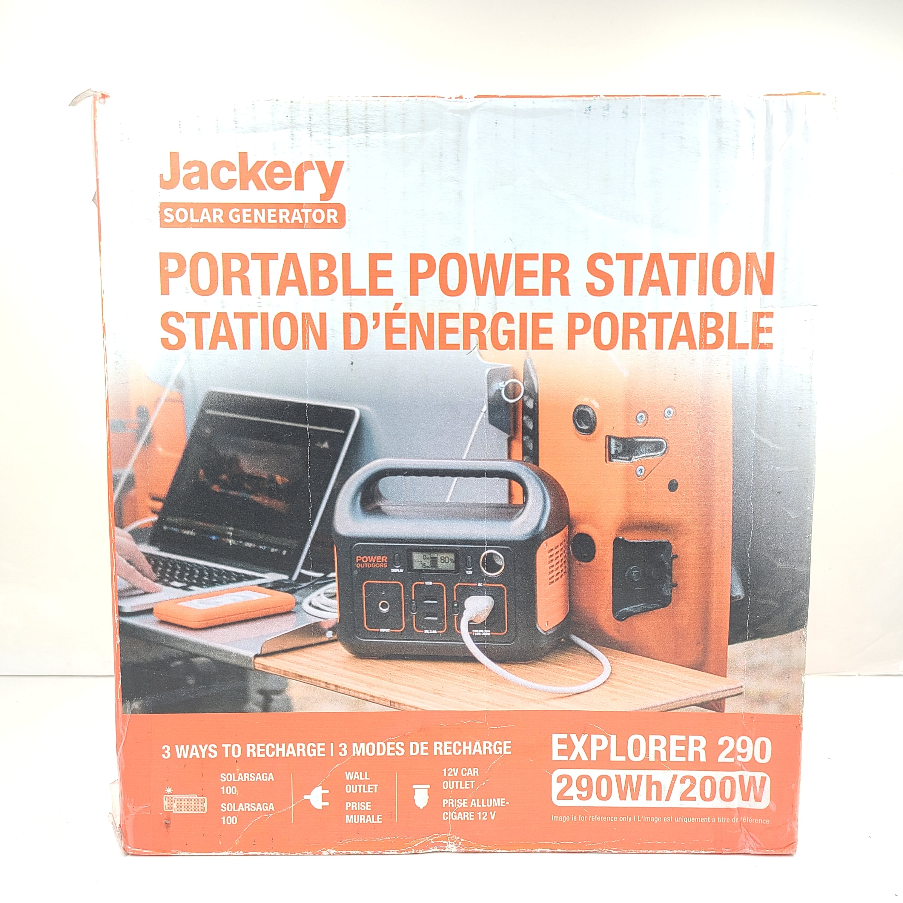 Compact and powerful Jackery Explorer 290 Portable Power Station.