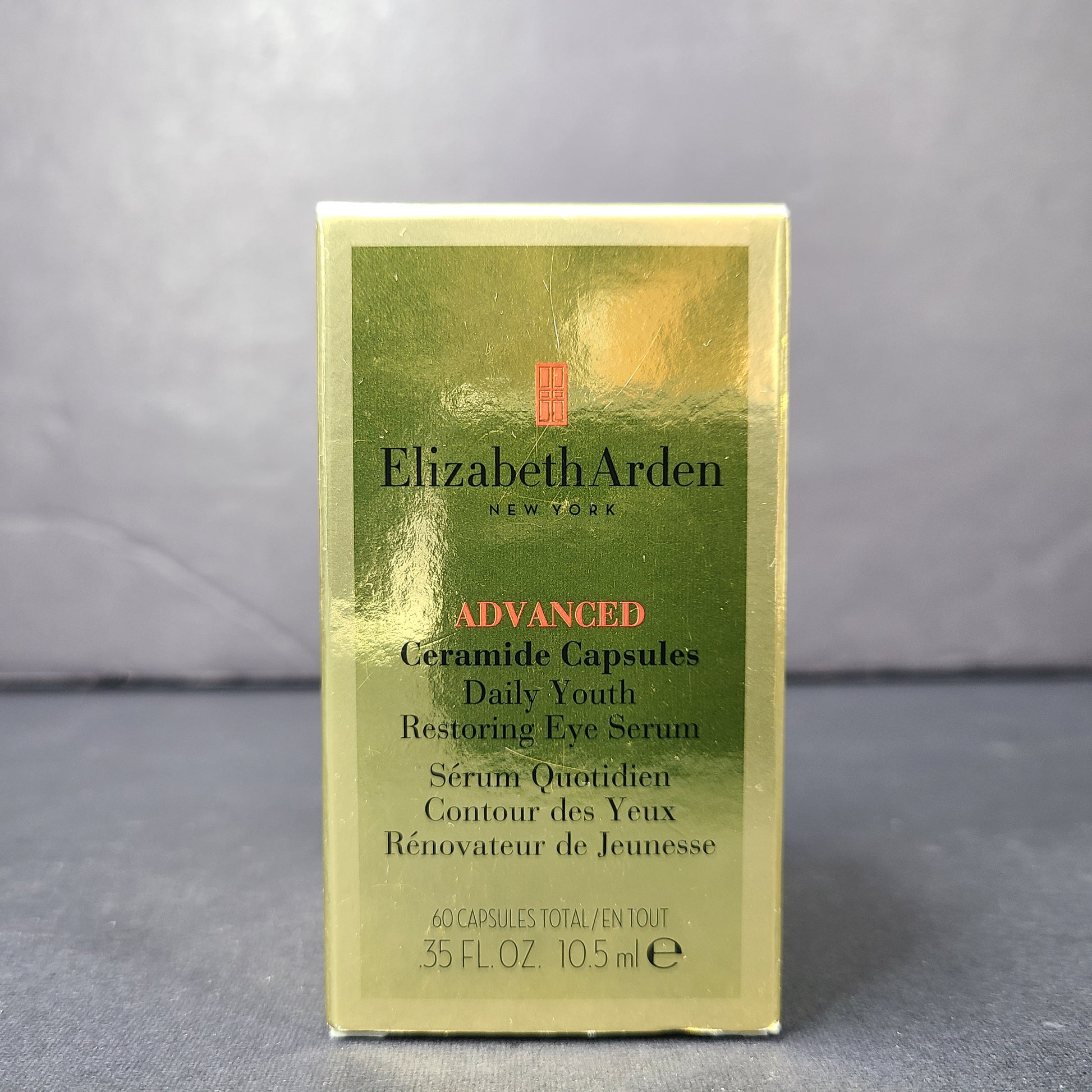 Advanced Ceramide Capsules Daily Youth Restoring Eye Serum for women.