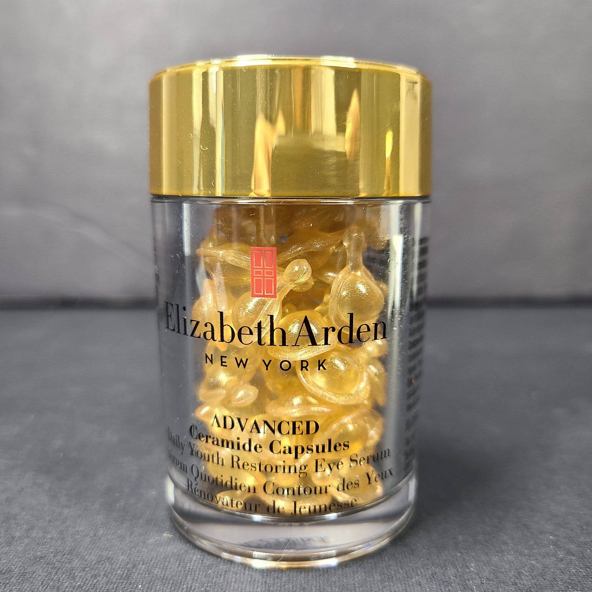 Advanced Ceramide Capsules Daily Youth Restoring Eye Serum for women.