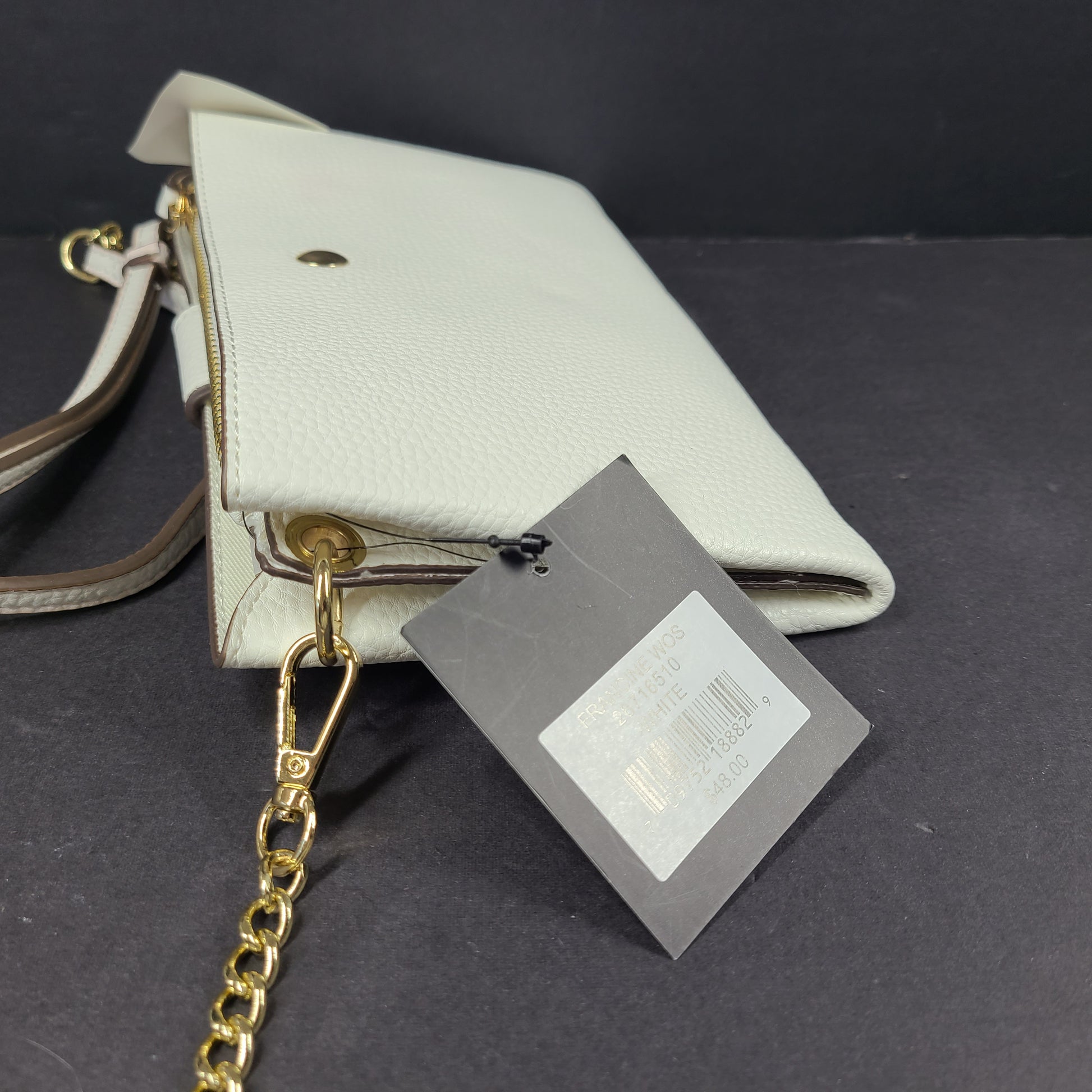 Vegan leather white crossbody bag from Nanette Lepore