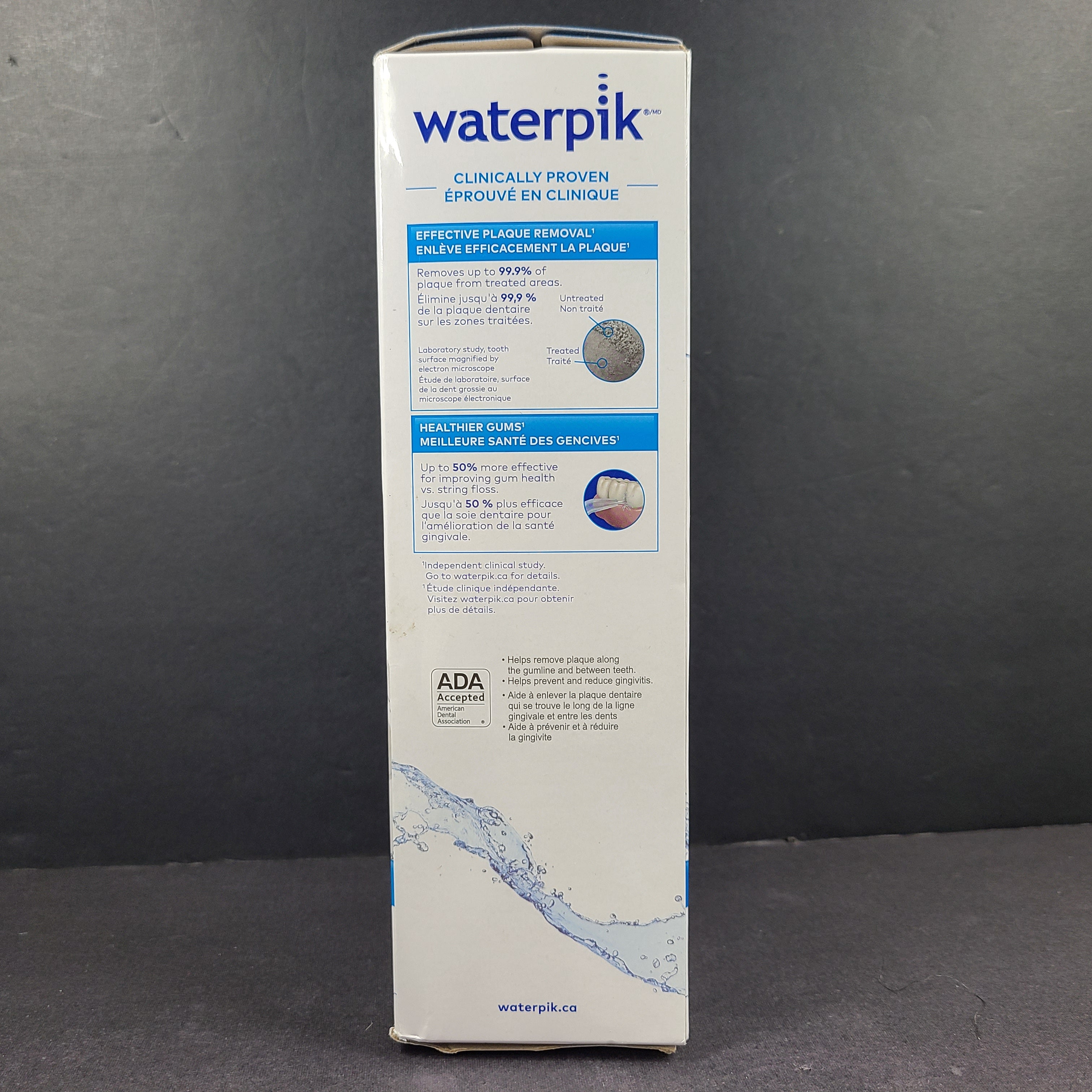 Waterpik Cordless Express Water Flosser WF-02 White in new condition